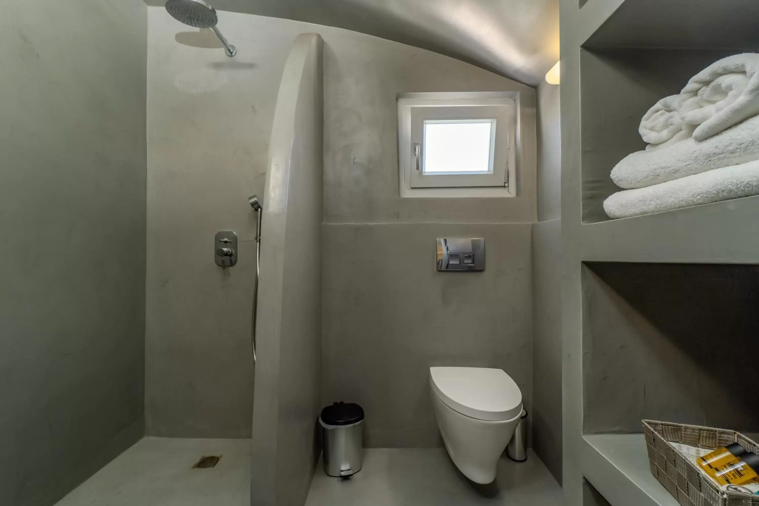 Bathroom in Central Fira Suites