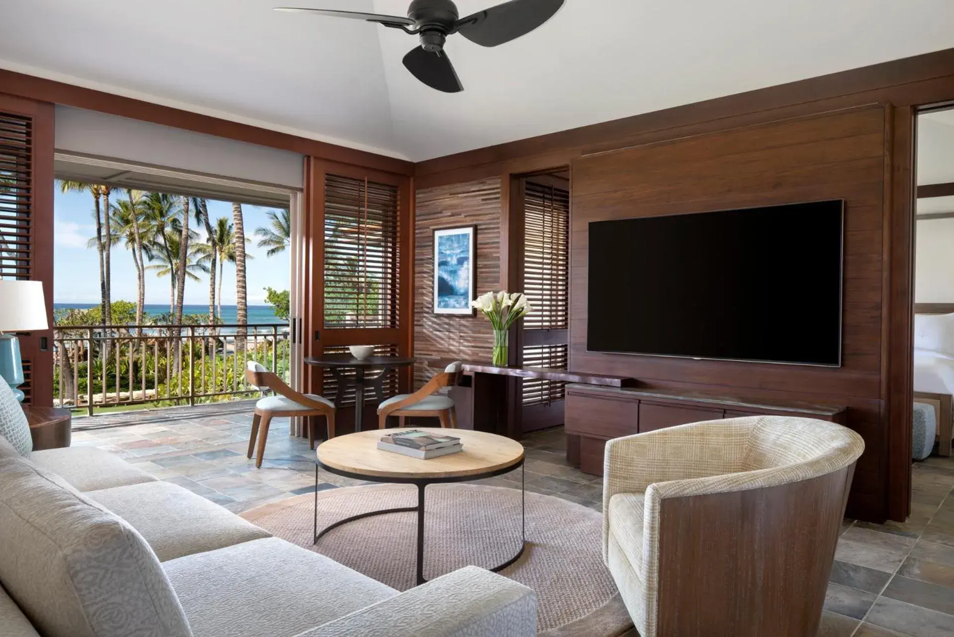 TV and multimedia, Seating Area in Four Seasons Resort Hualalai