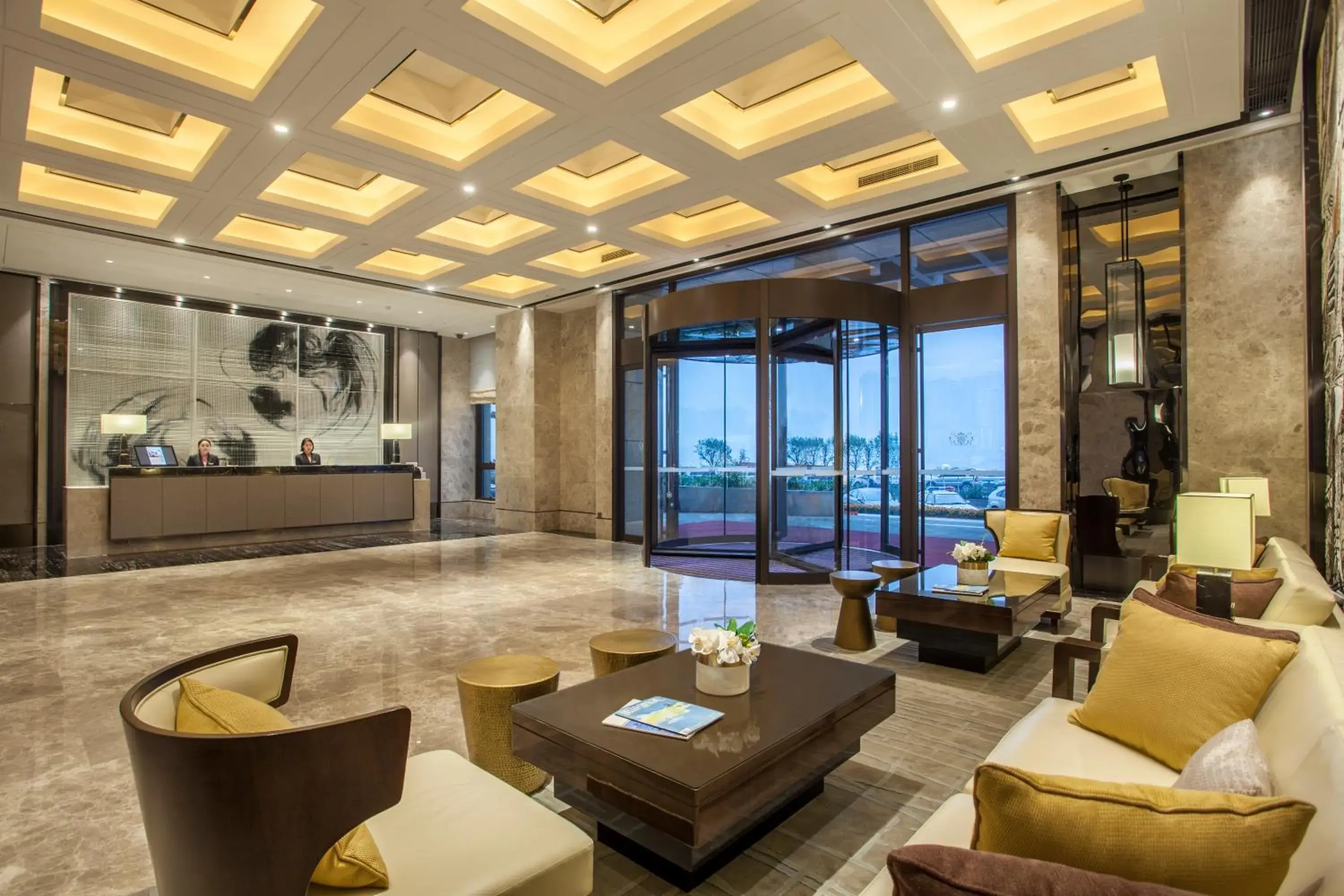 Lobby or reception, Lobby/Reception in Somerset Yangtze River Chongqing