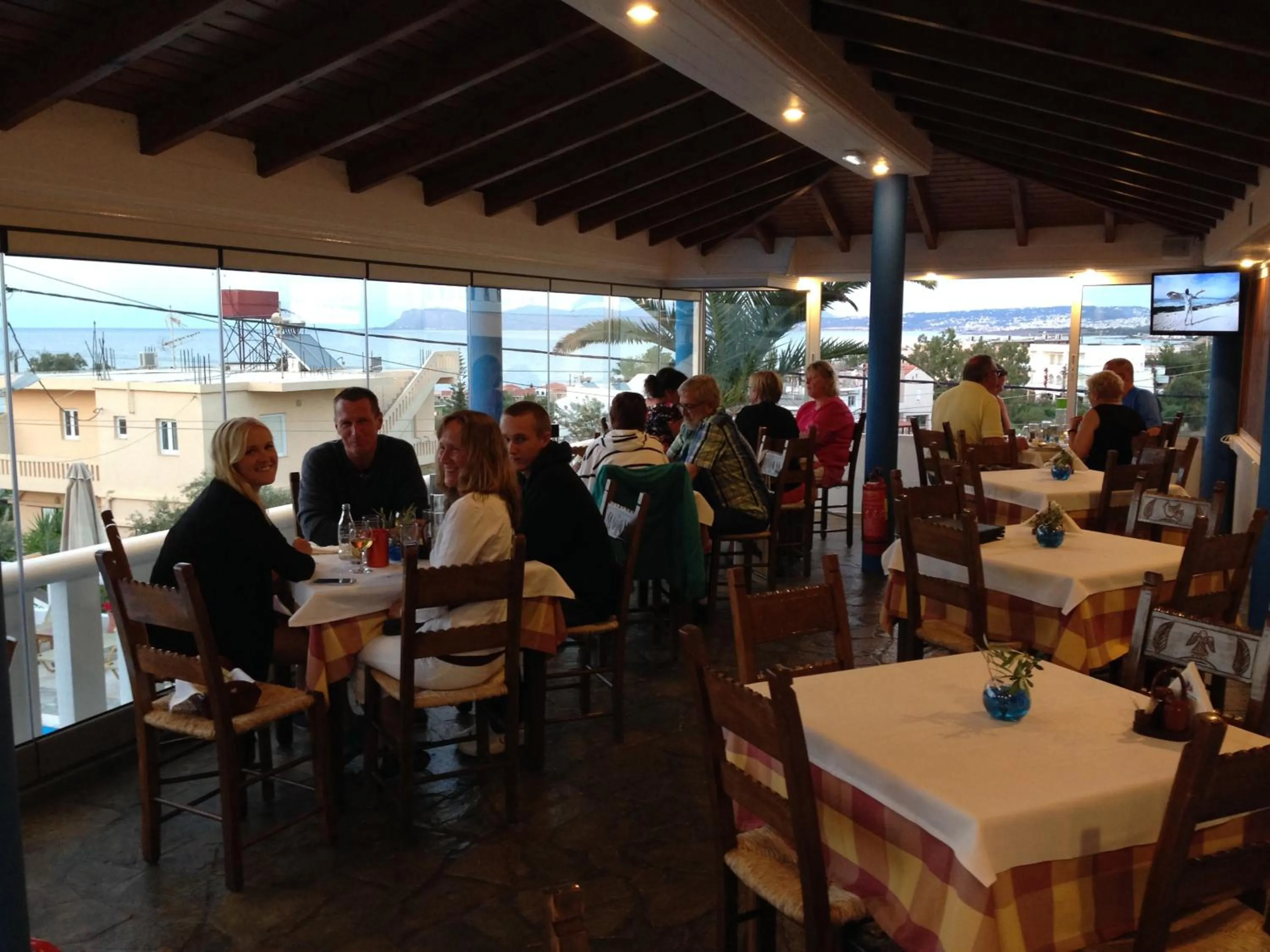Dining area in Folia Apartments Chania