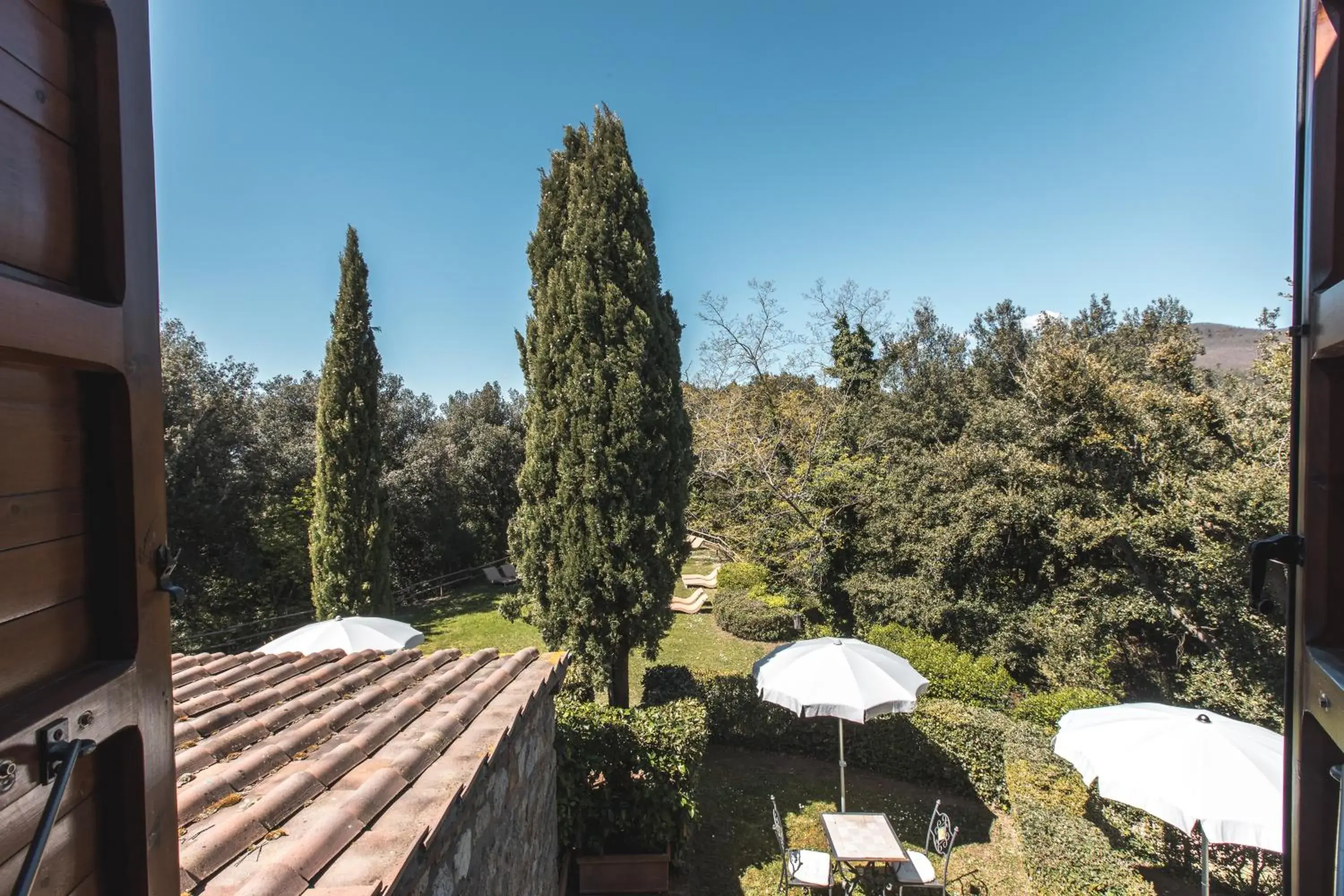 Garden view in La Melosa Resort & Spa