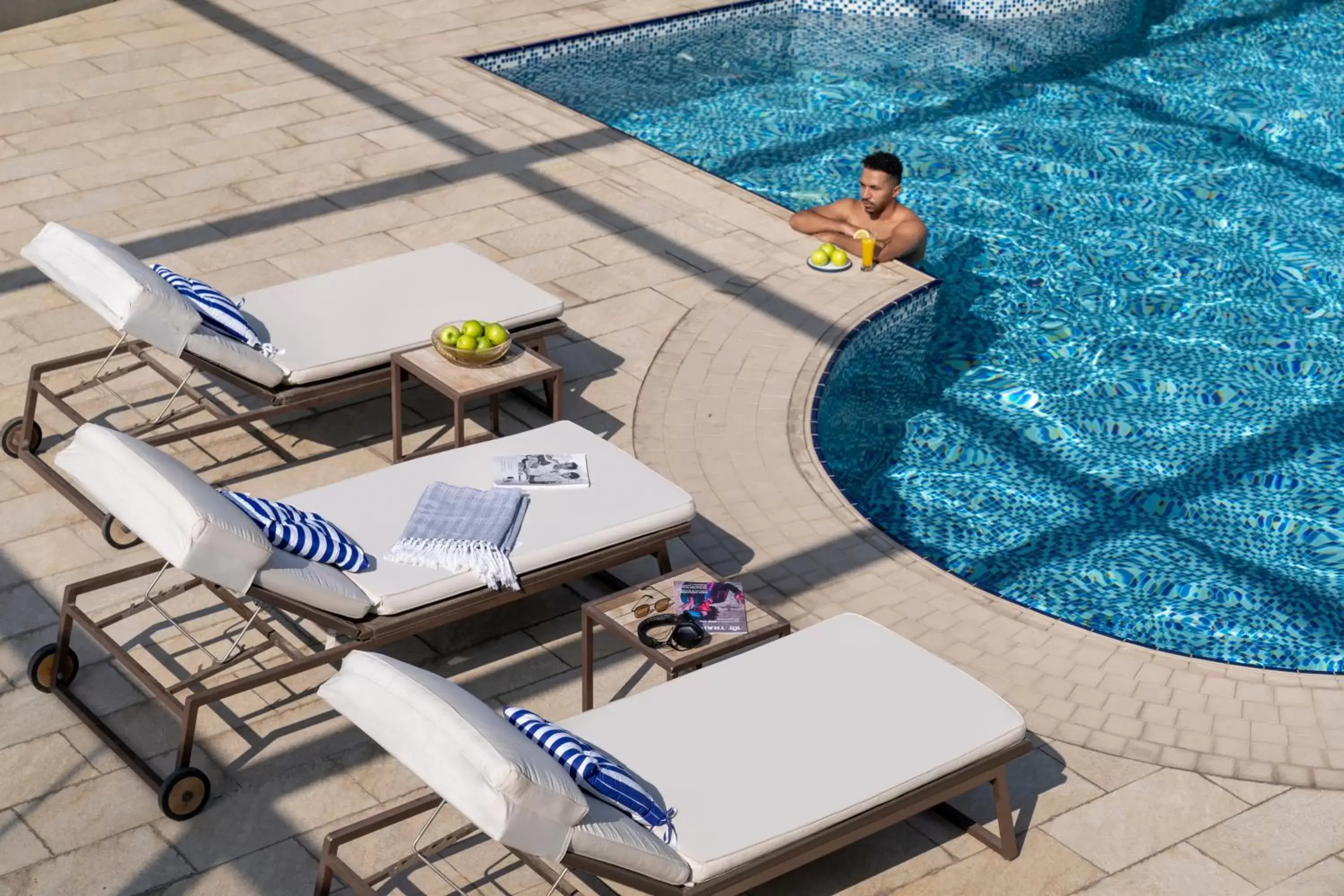 Swimming pool in Novotel Jeddah Tahlia Swimming pool in Novotel Jeddah Tahlia