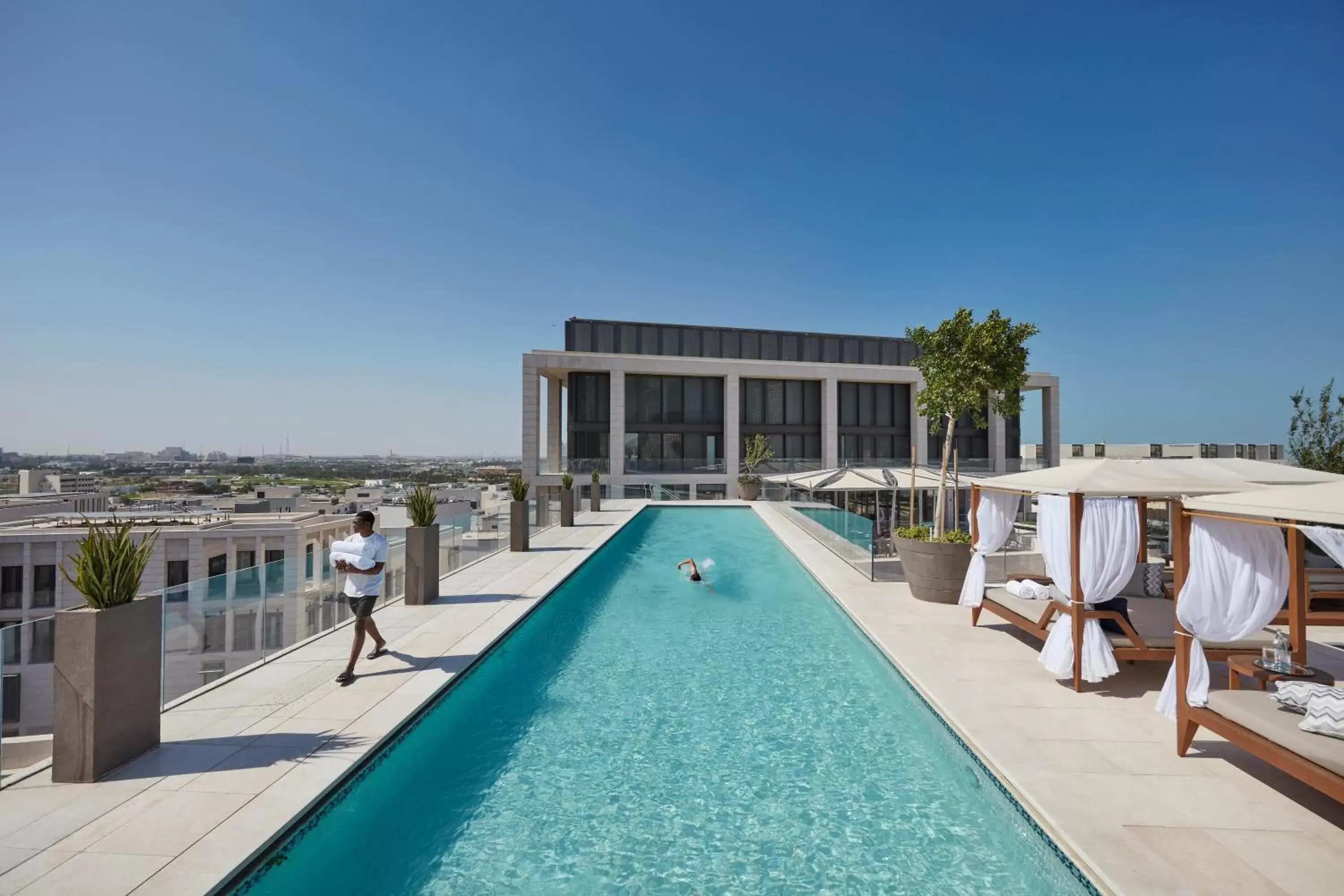 Swimming Pool in Mandarin Oriental, Doha