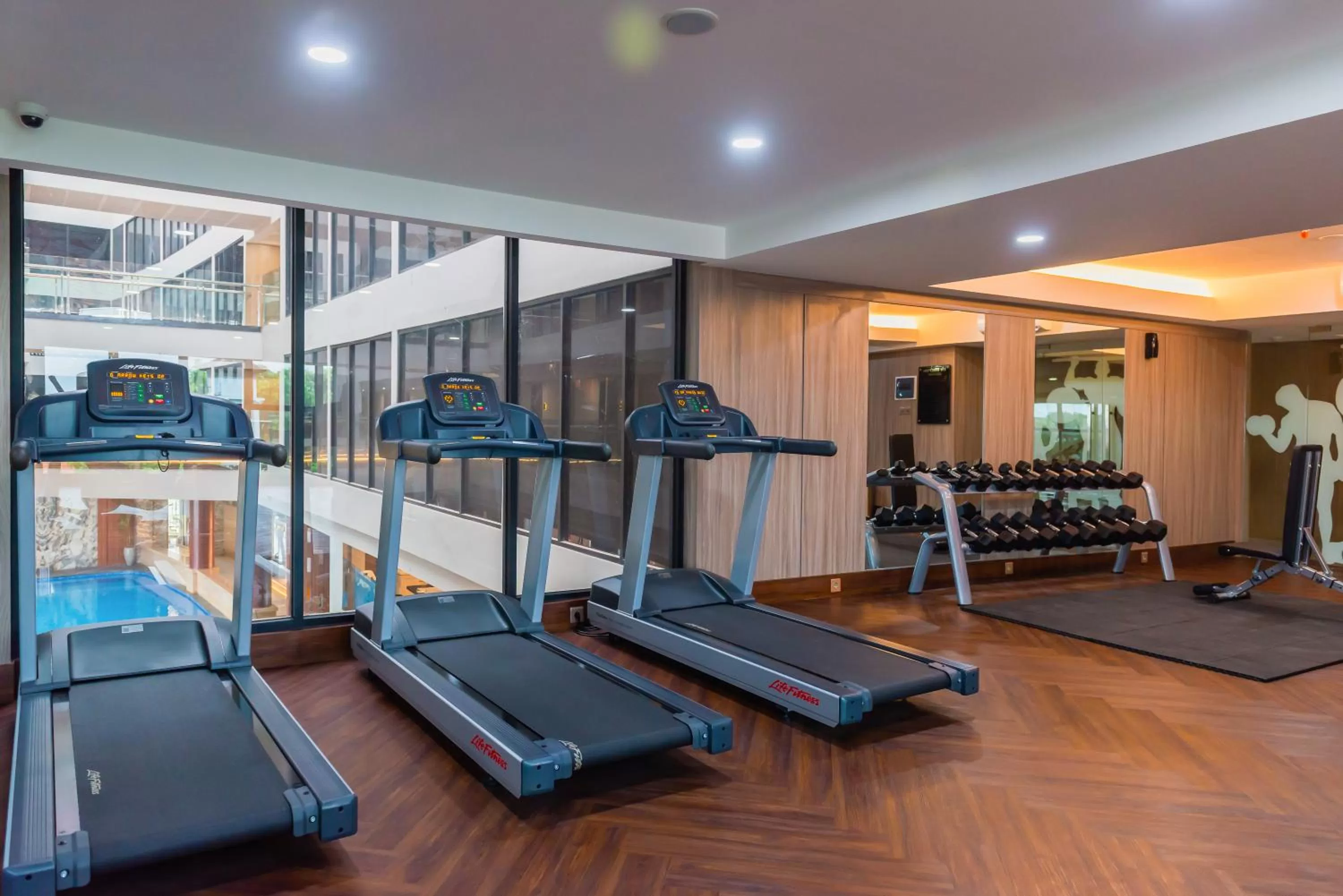 Fitness centre/facilities in Dream of Aventus Hotel Kuta