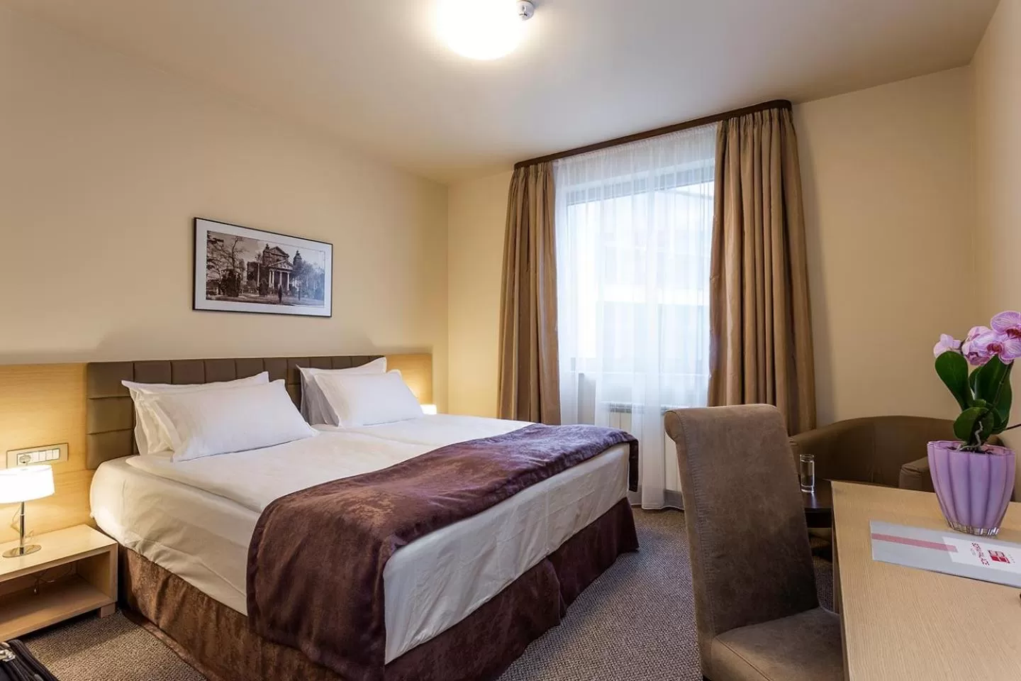 People, Bed in Sofia Palace Hotel by HMG