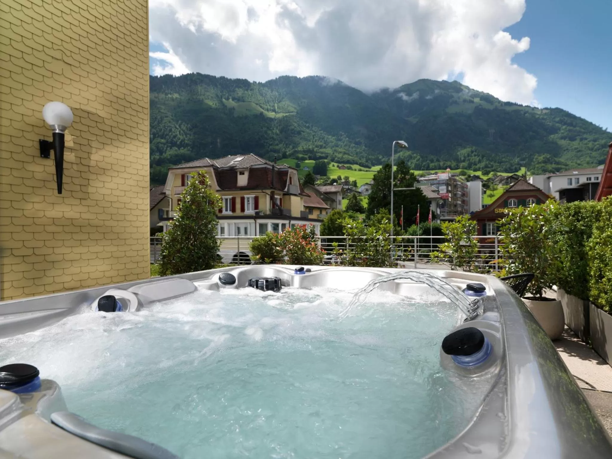 Mountain view in Boutique Hotel Stanserhof