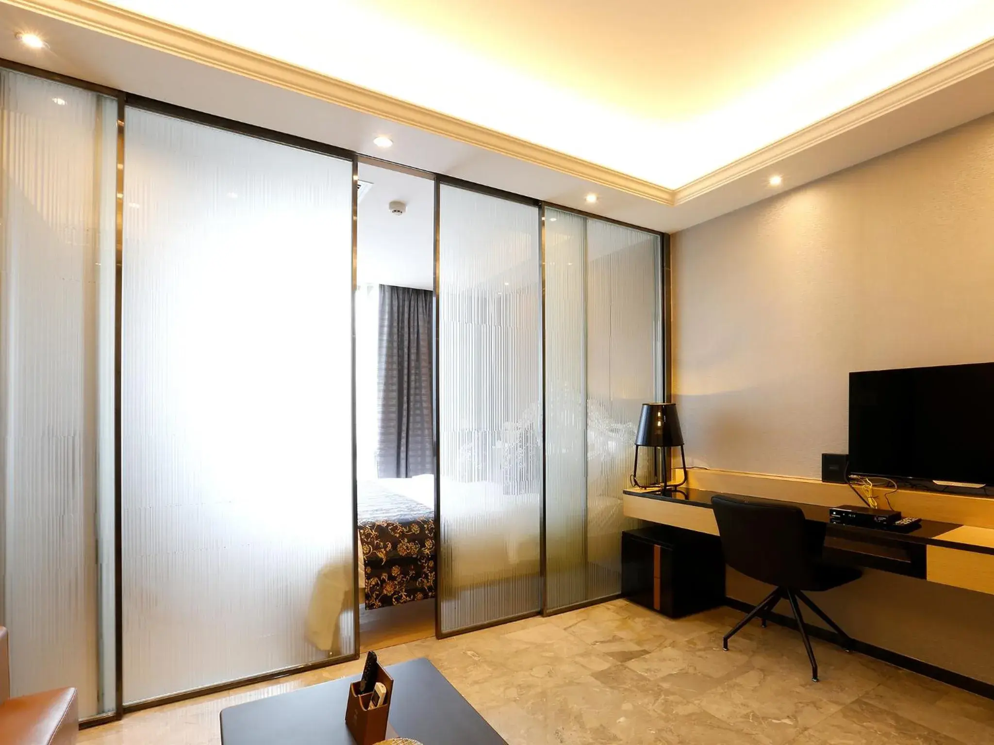Bedroom, TV/Entertainment Center in Pengman Beijing Rd. A-mall Apartment