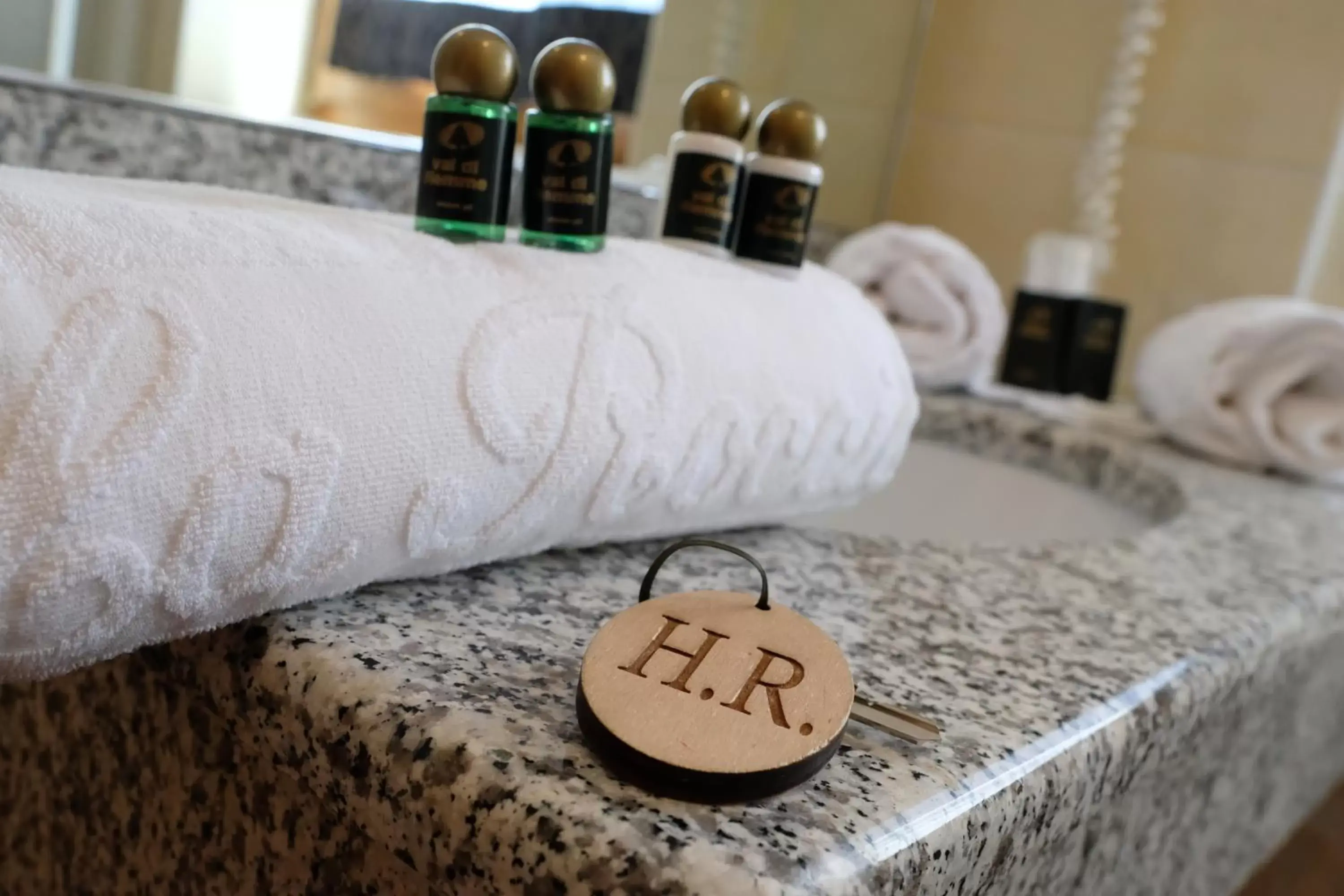 Bathroom in La Roccia Wellness Hotel