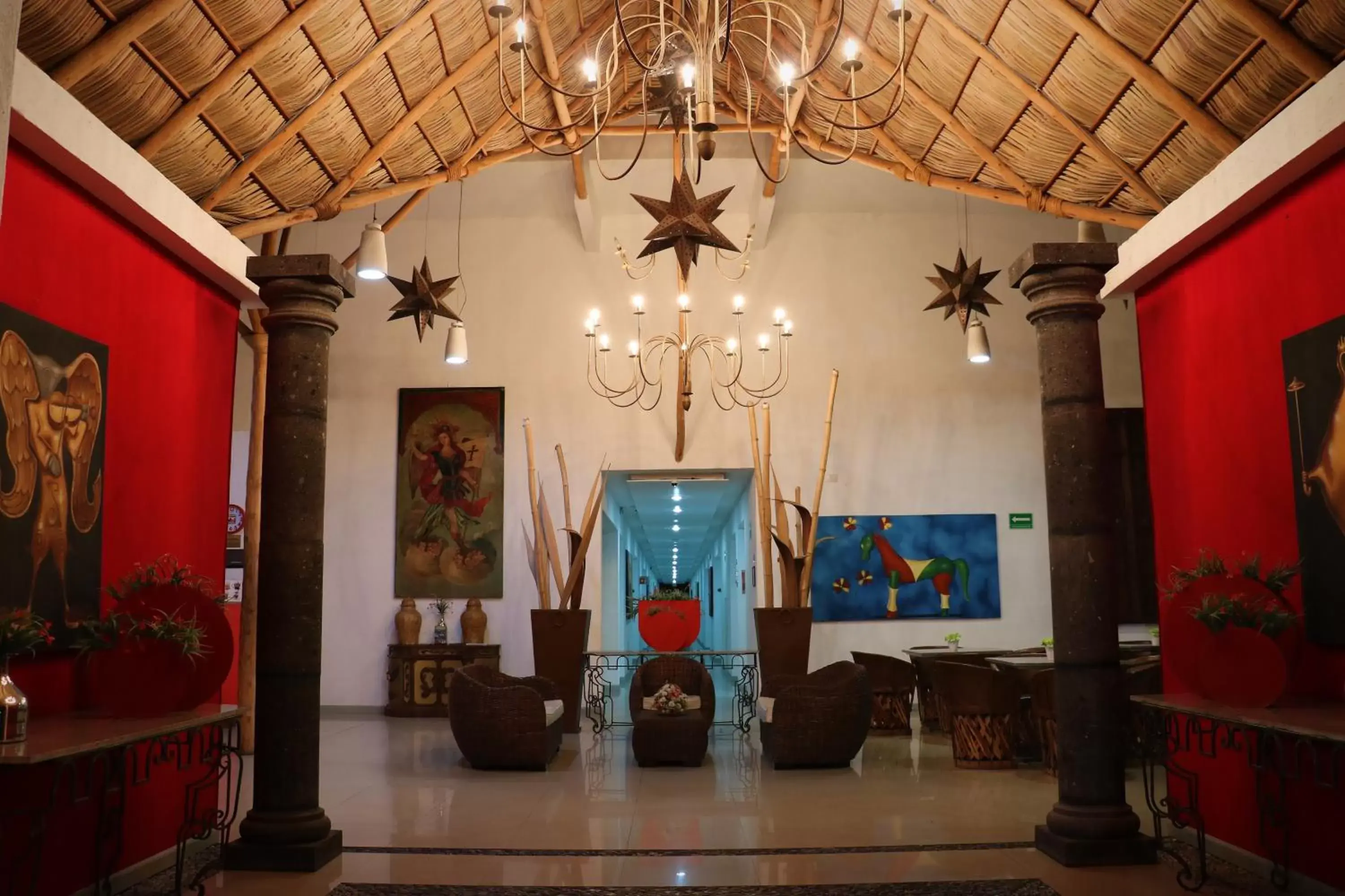 Lobby or reception in Zar Colima