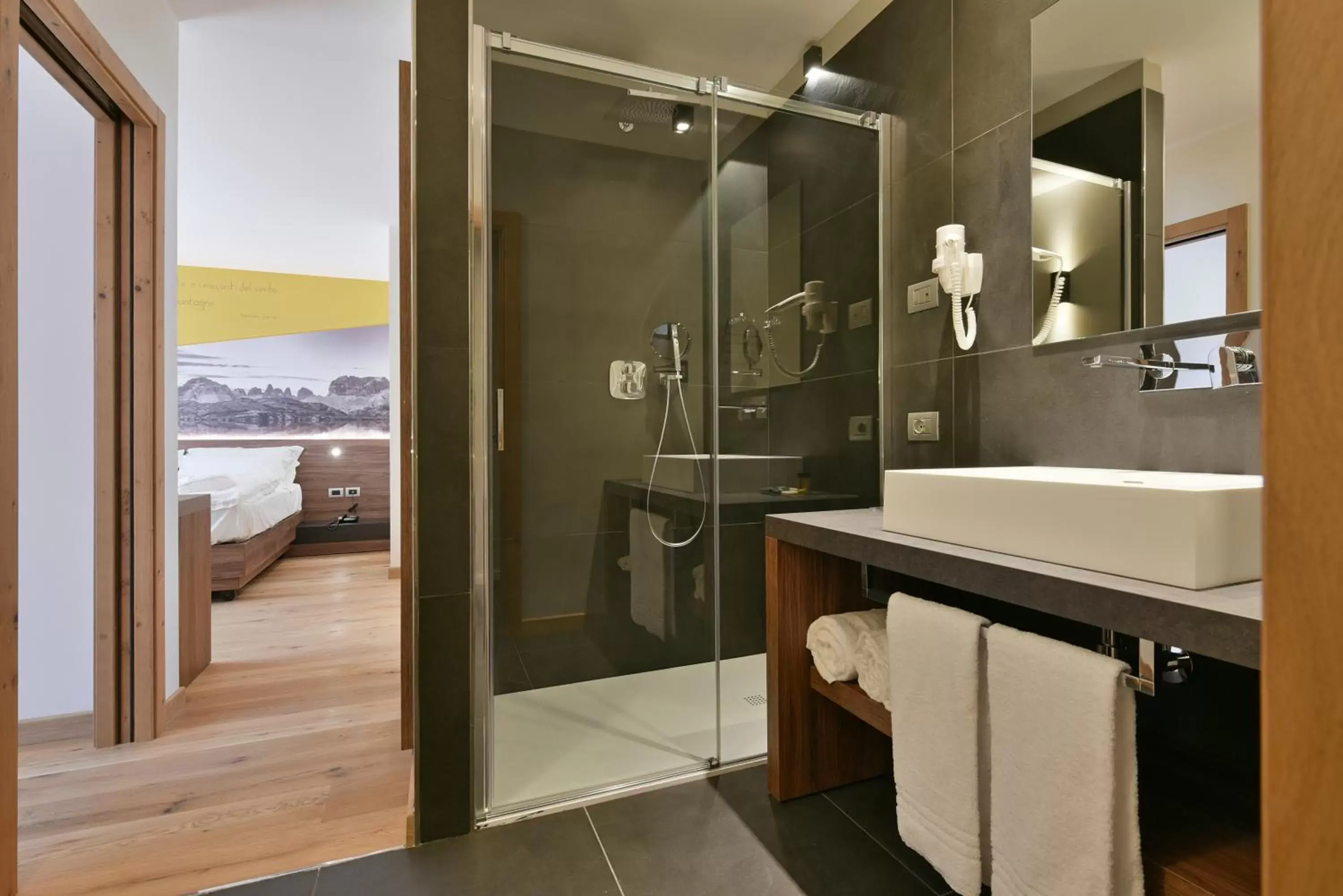 Shower, Bathroom in Dolomeet Boutique Hotel