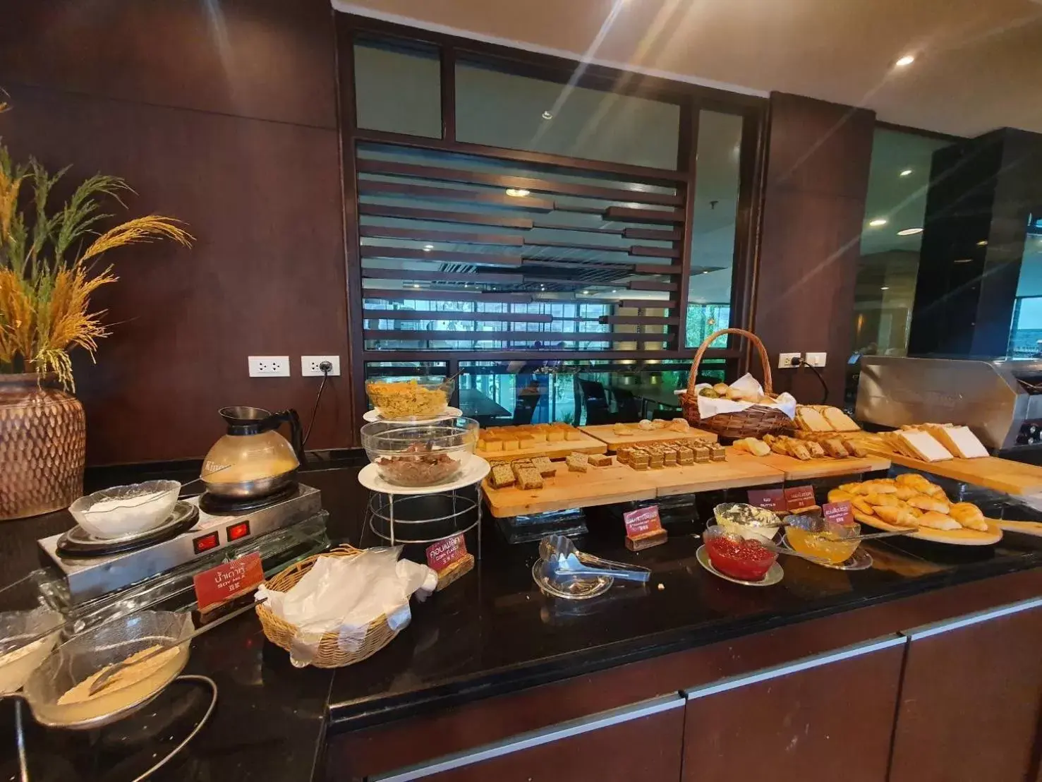 Breakfast in Tara Mantra Cha-Am Resort Breakfast in Tara Mantra Cha-Am Resort