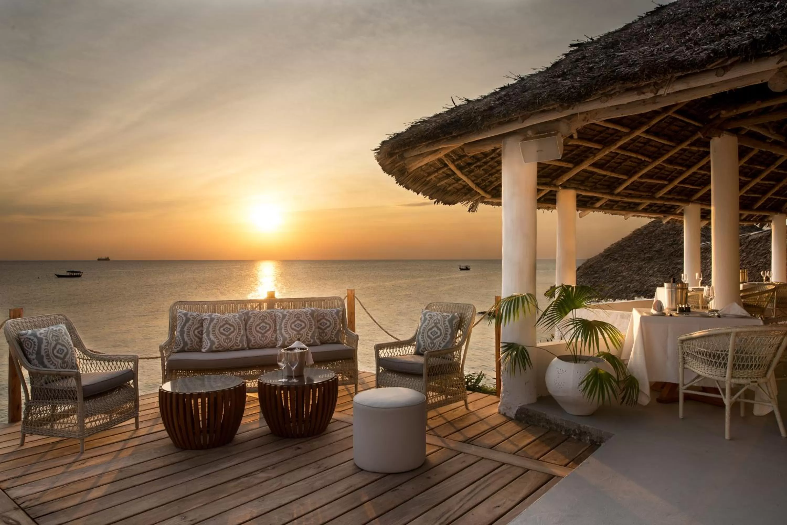 Balcony/Terrace in Chuini Zanzibar Lodge by NEWMARK