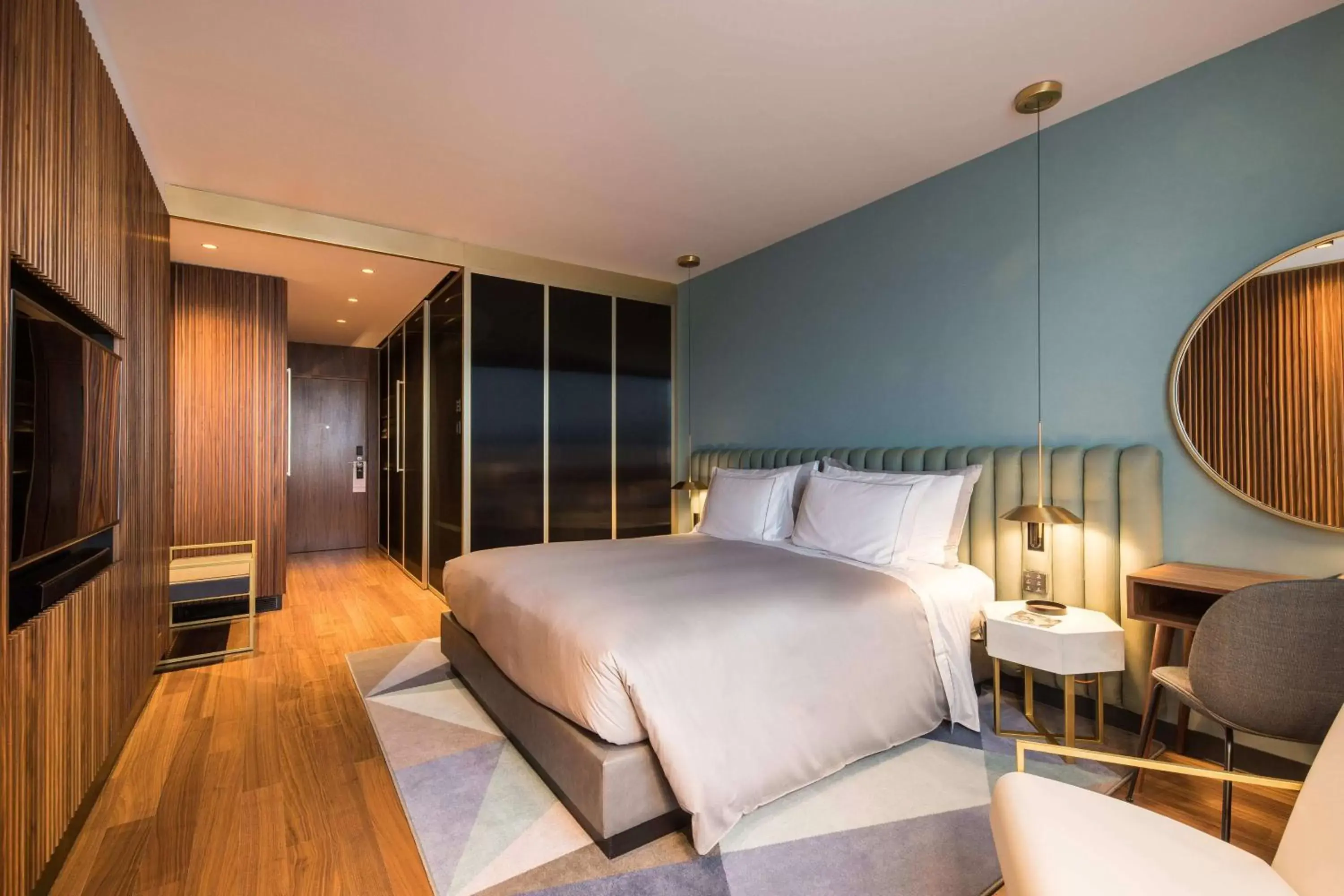 Bedroom, Bed in Hotel SOFIA Barcelona, in The Unbound Collection by Hyatt