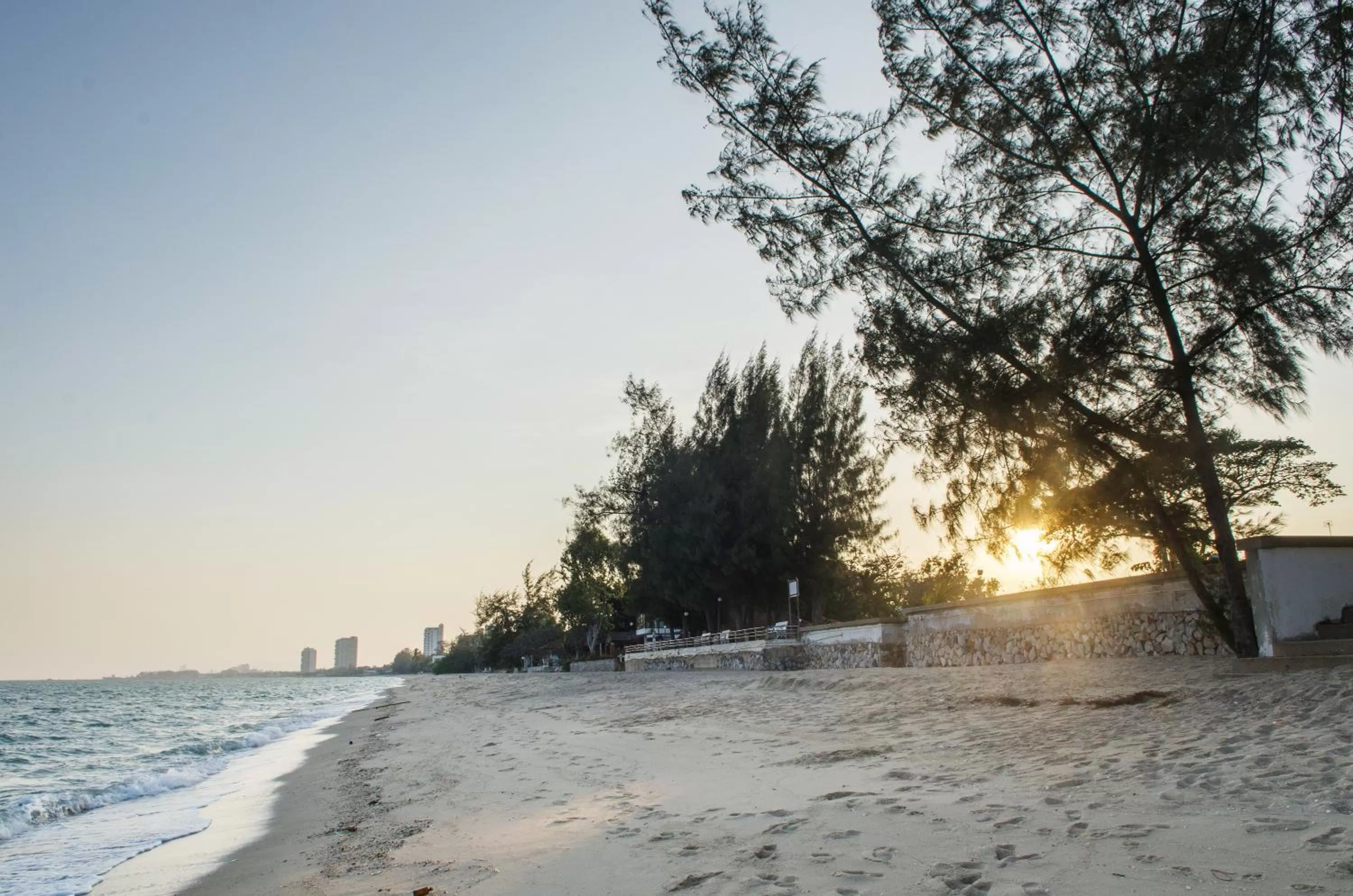 Beach in Eurasia Cha-Am Lagoon