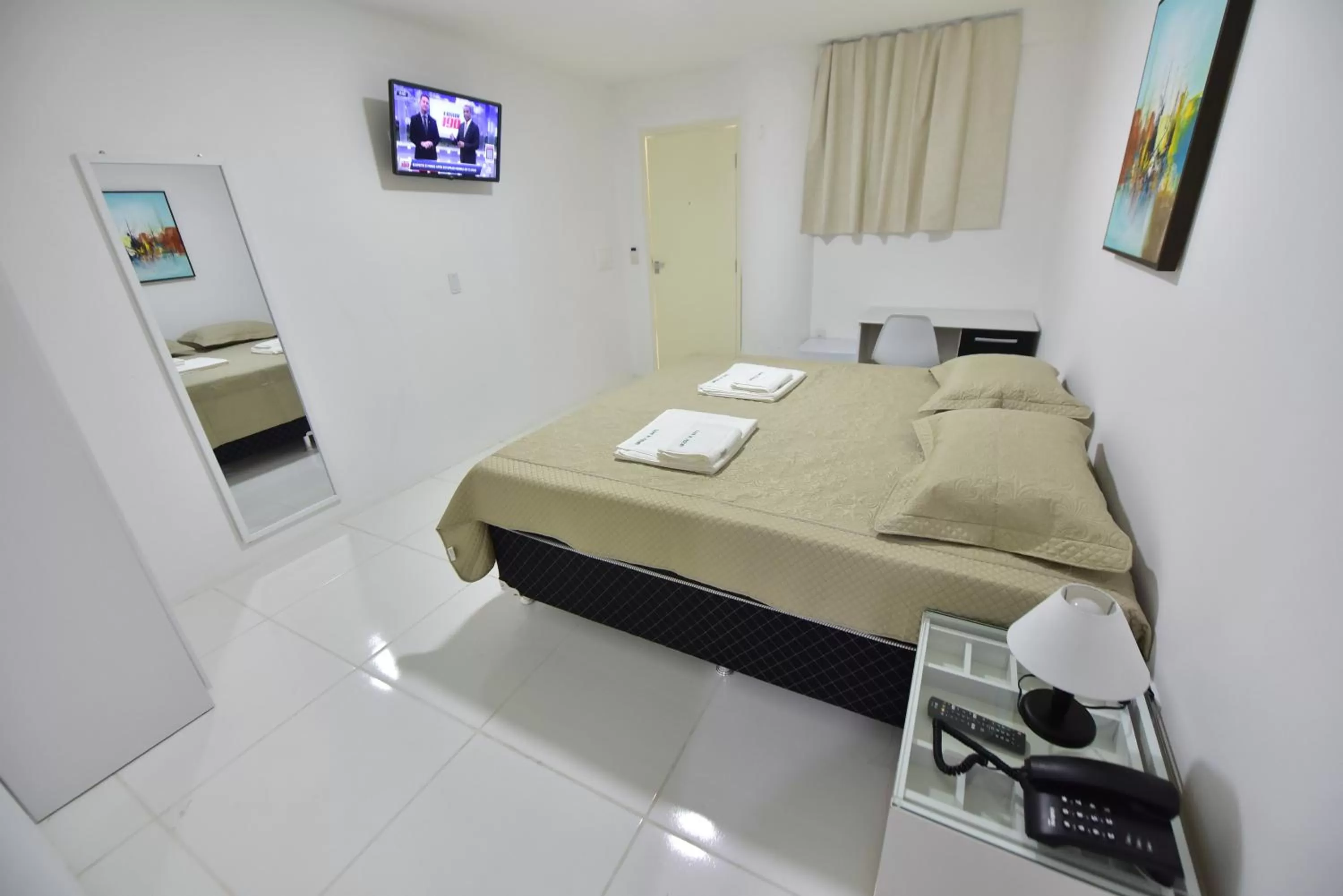 Bed in LIVE IN FORTALEZA HOTEL