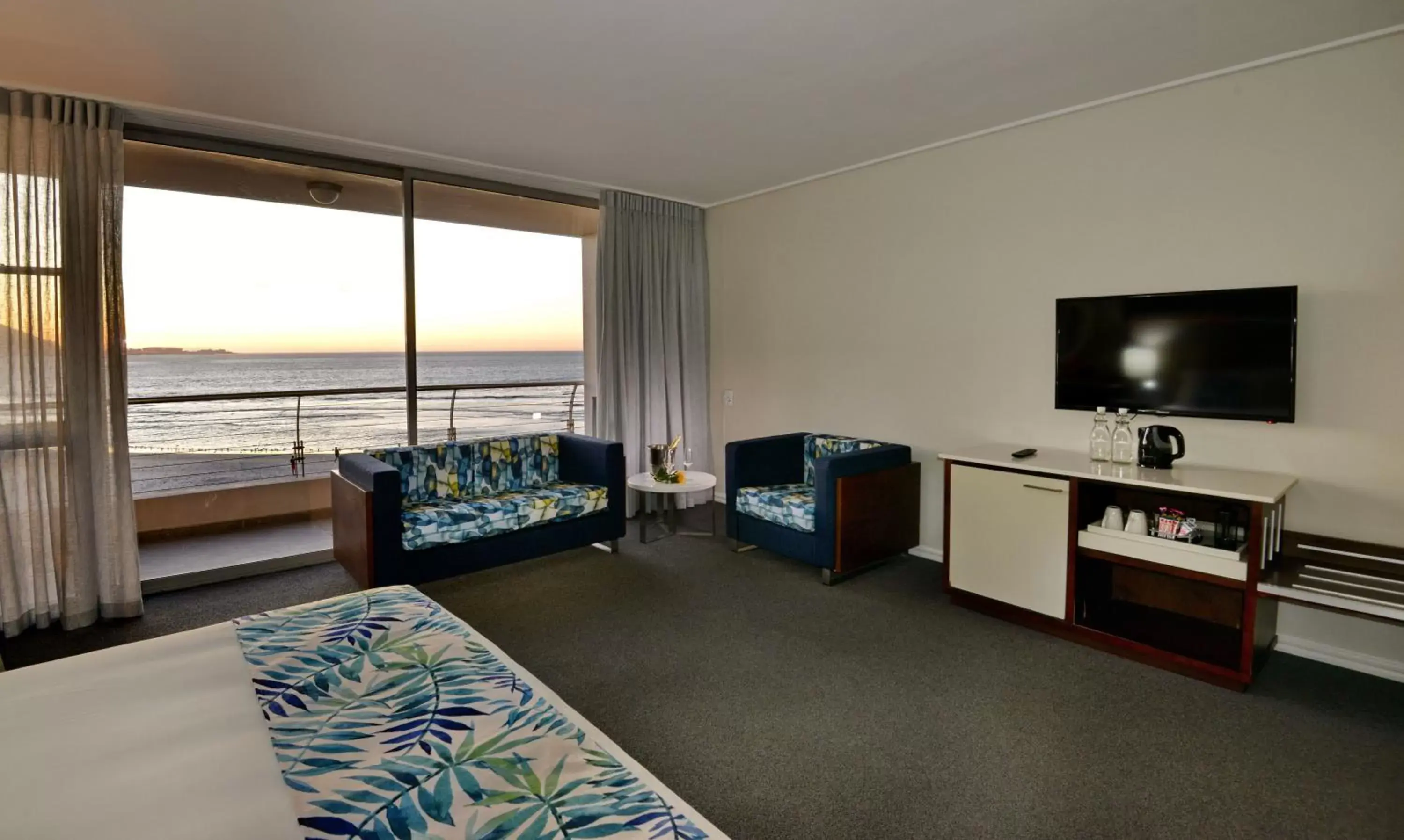 Bed in Lagoon Beach Hotel & Spa