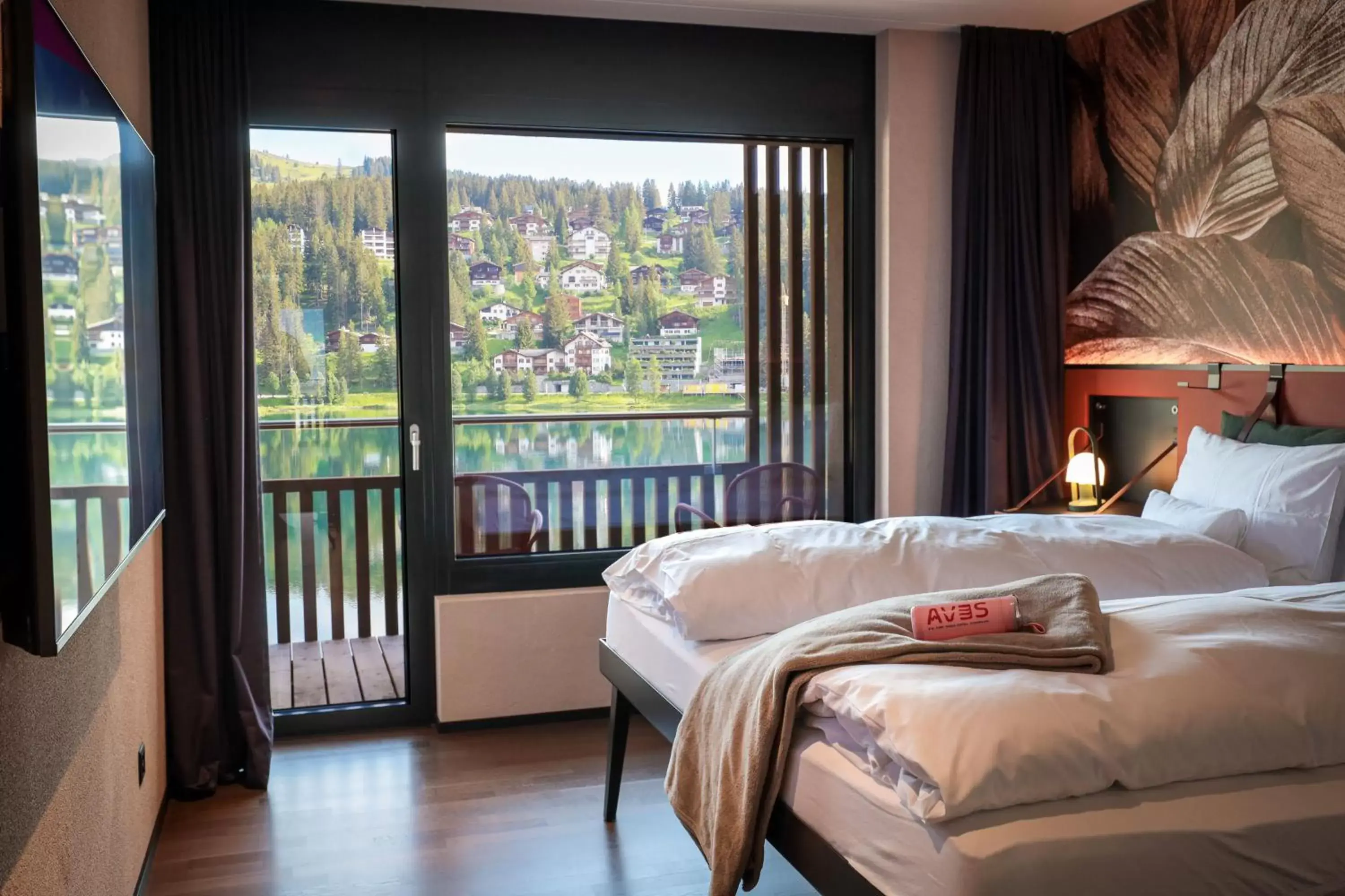 View (from property/room), Bed in Aves Arosa