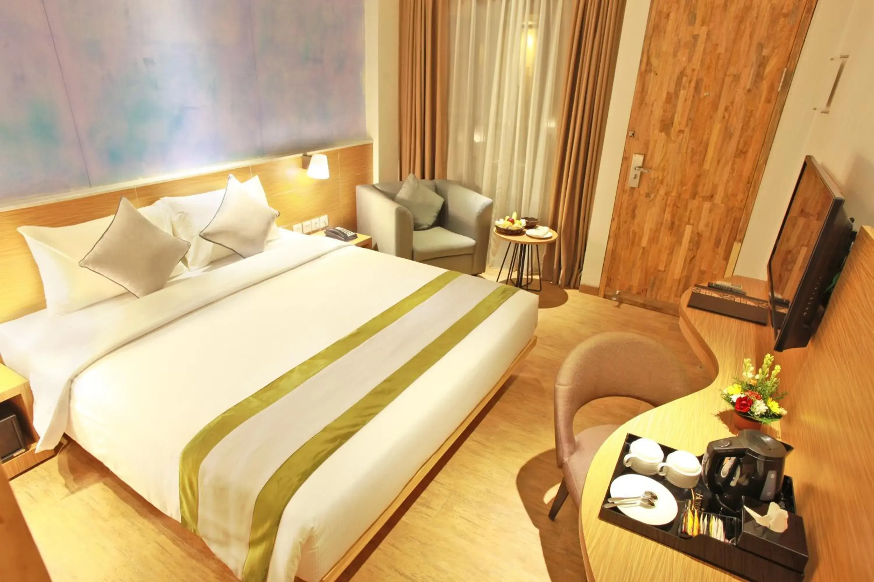 Bed in Liberta Hotel Jimbaran