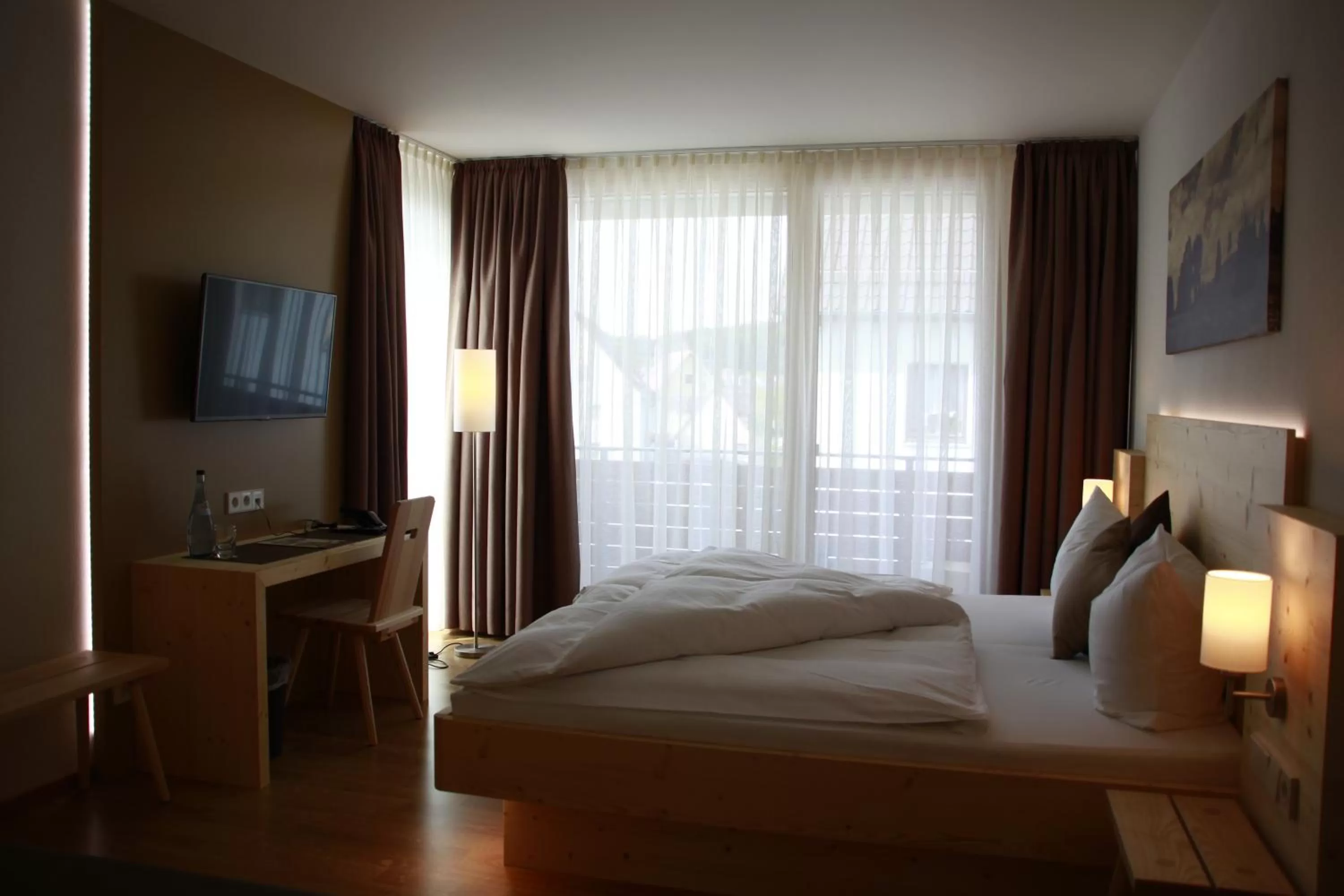 Photo of the whole room, Bed in Beim Rinderwirt