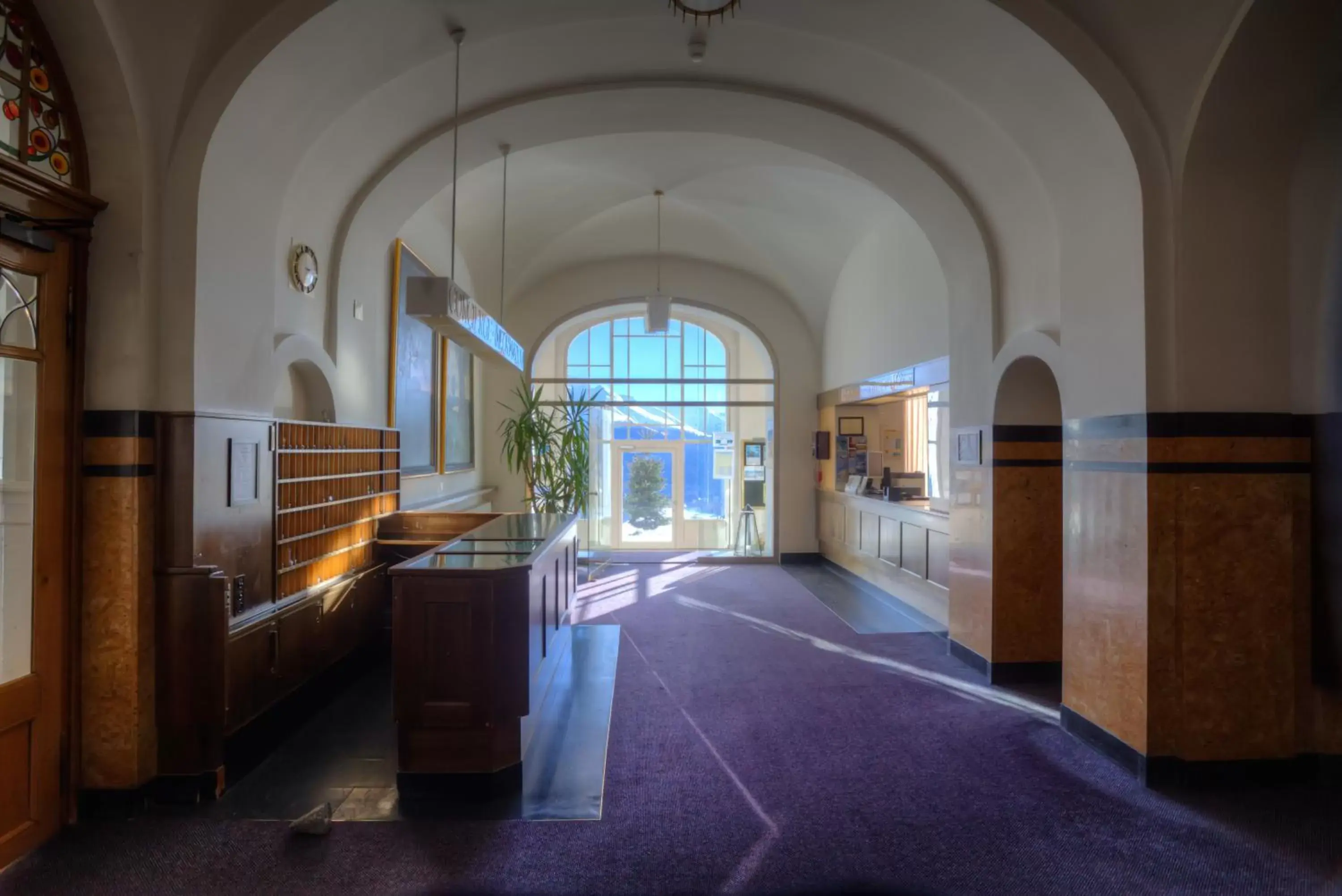 Lobby or reception in Schatzalp Hotel