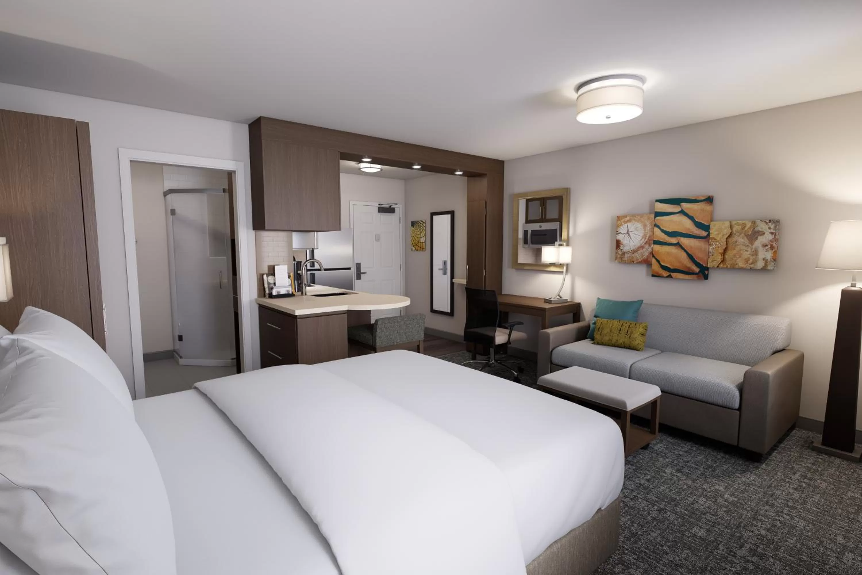 Bed in Staybridge Suites - Southgate - Detroit Area by IHG