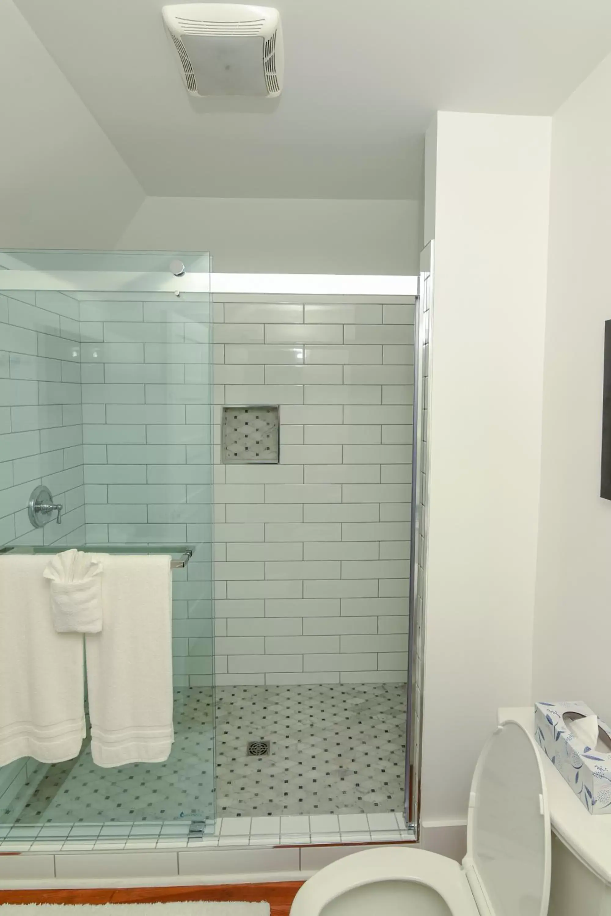 Shower, Bathroom in 607 Bay Luxurious Guest Rooms