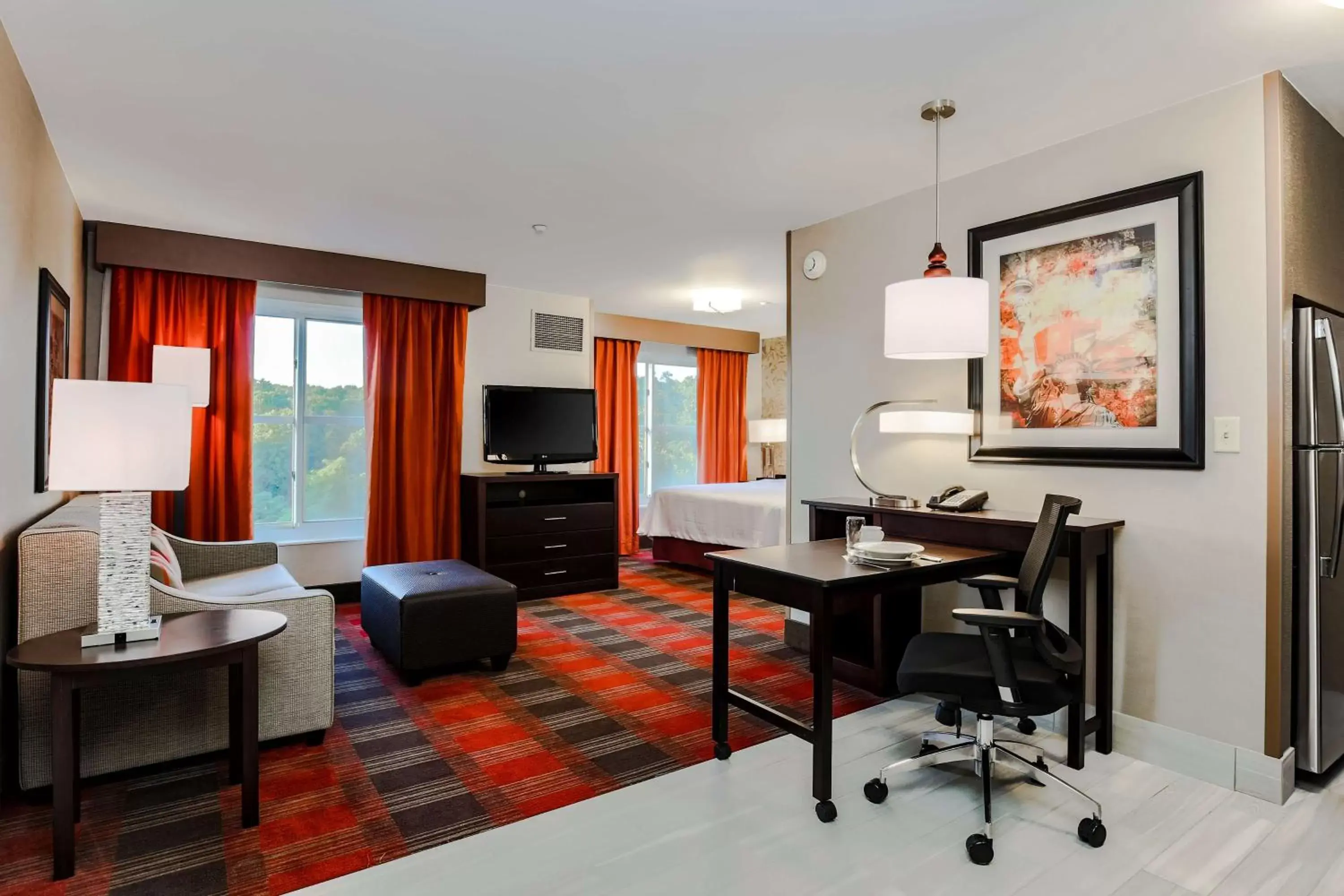 Bedroom in Homewood Suites by Hilton Long Island-Melville