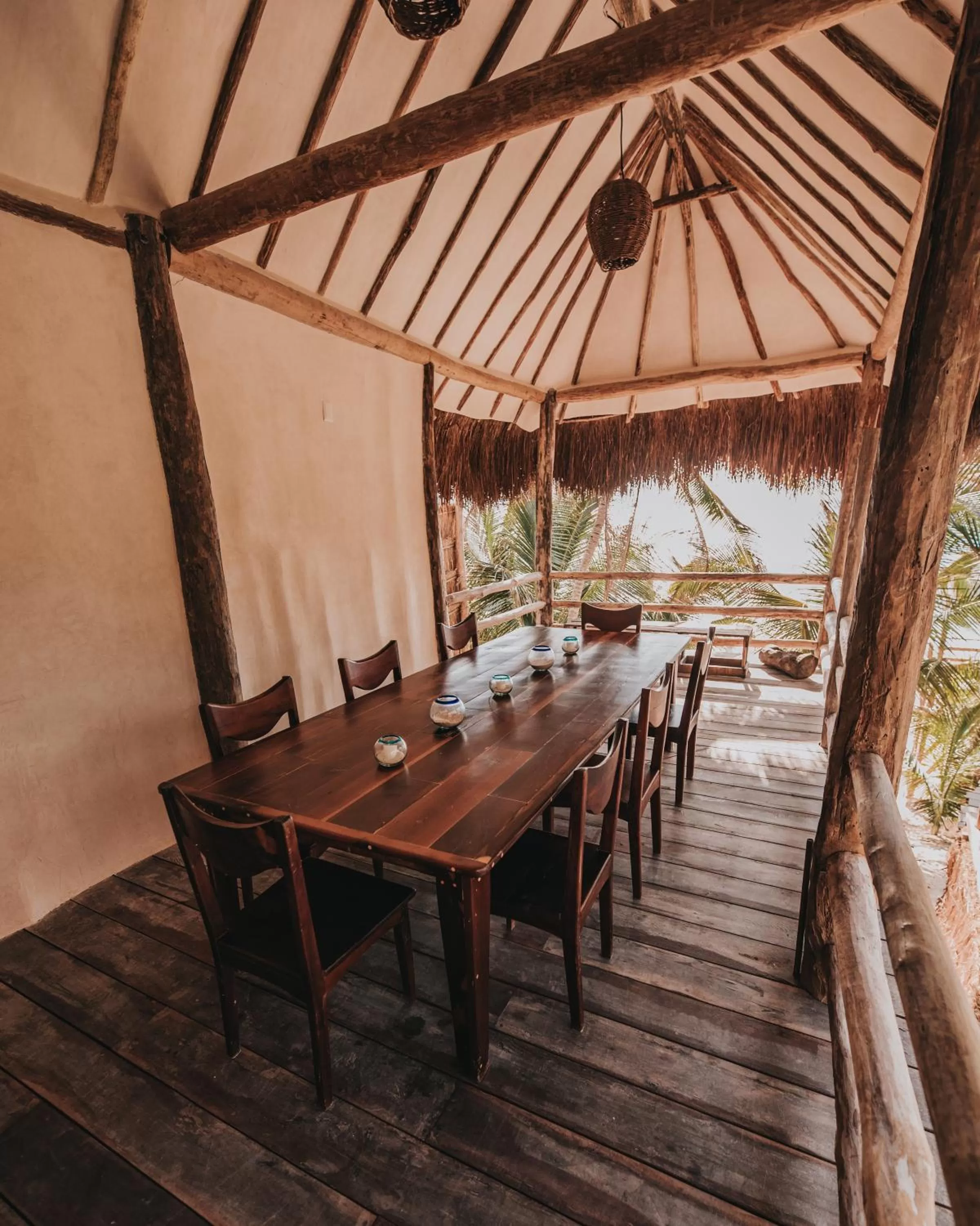 Dining area in Papaya Playa Project, Tulum, a Member of Design Hotels