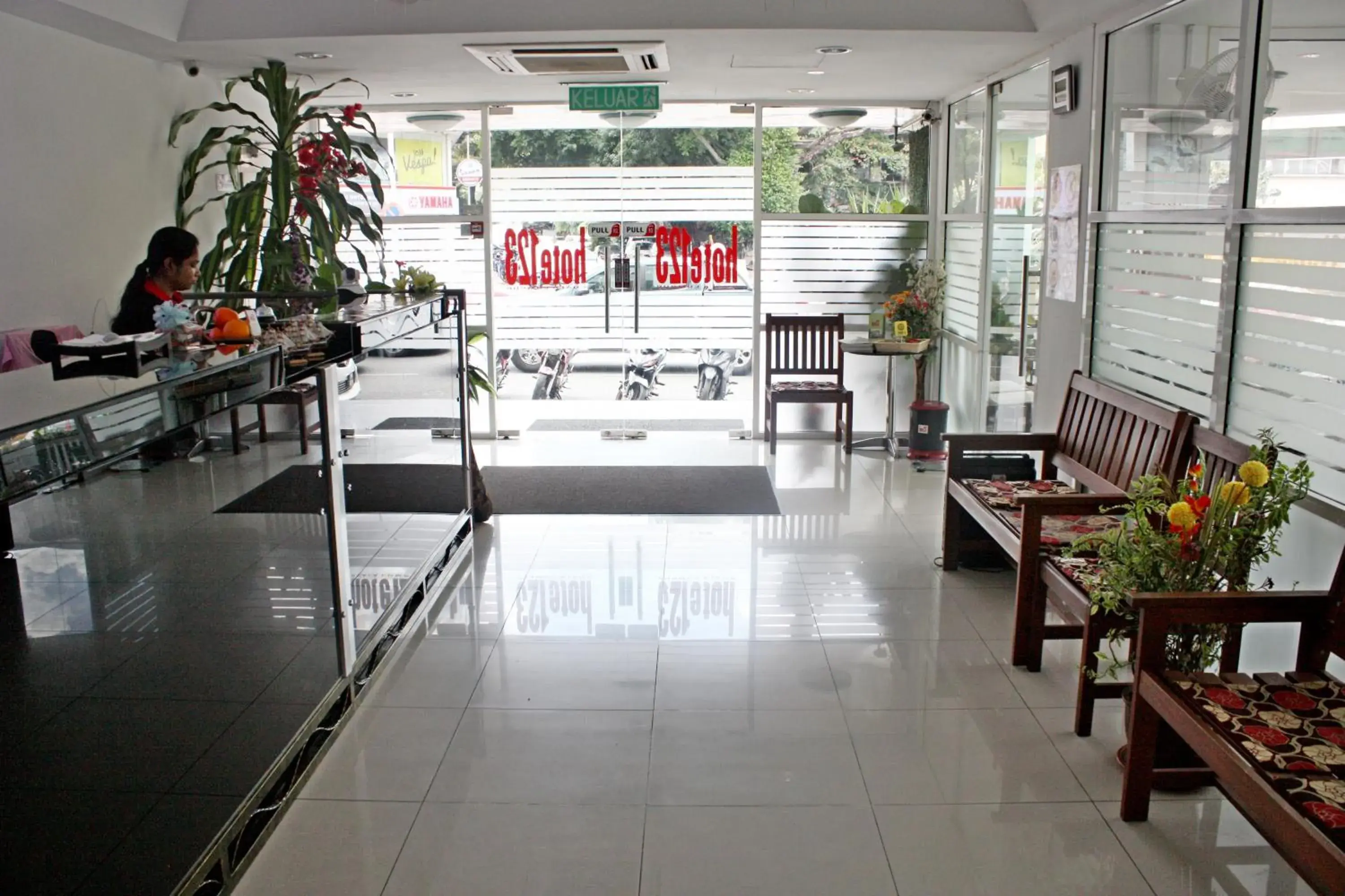 Lobby or reception in Boutique Hote123