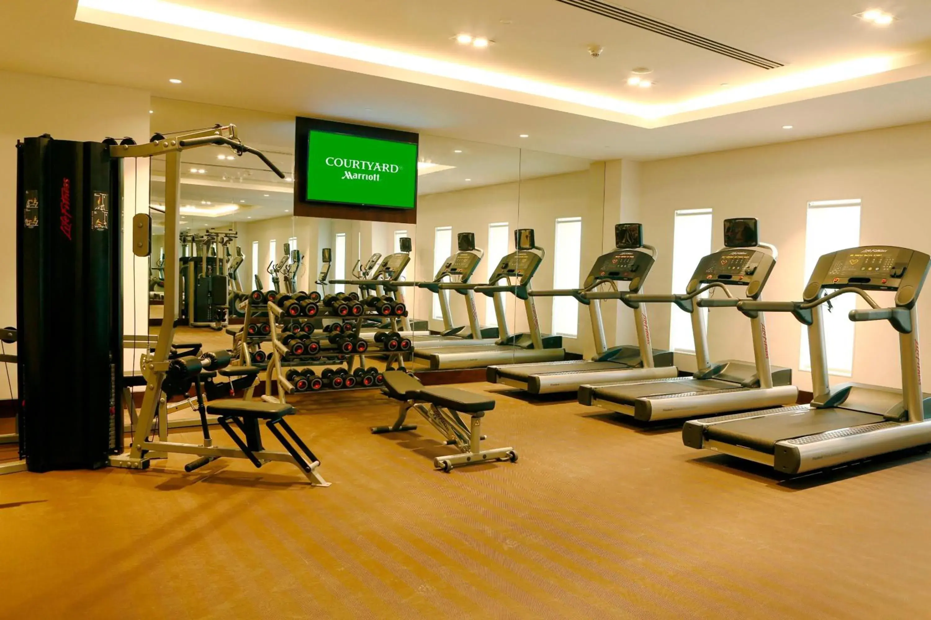 Fitness centre/facilities, Fitness Center/Facilities in Courtyard by Marriott Surat