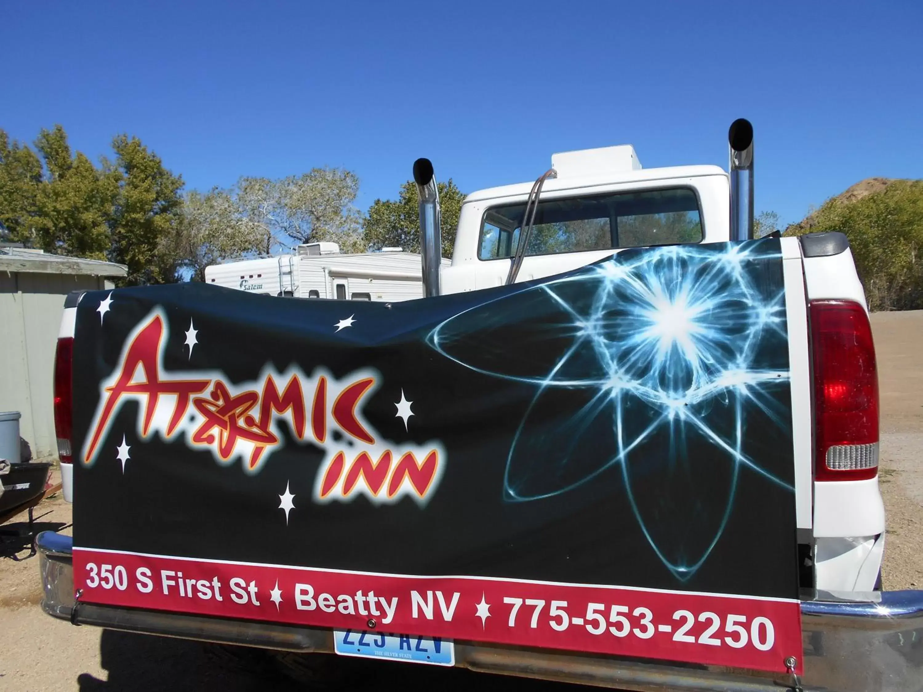 On site in Atomic Inn Beatty Near Death Valley