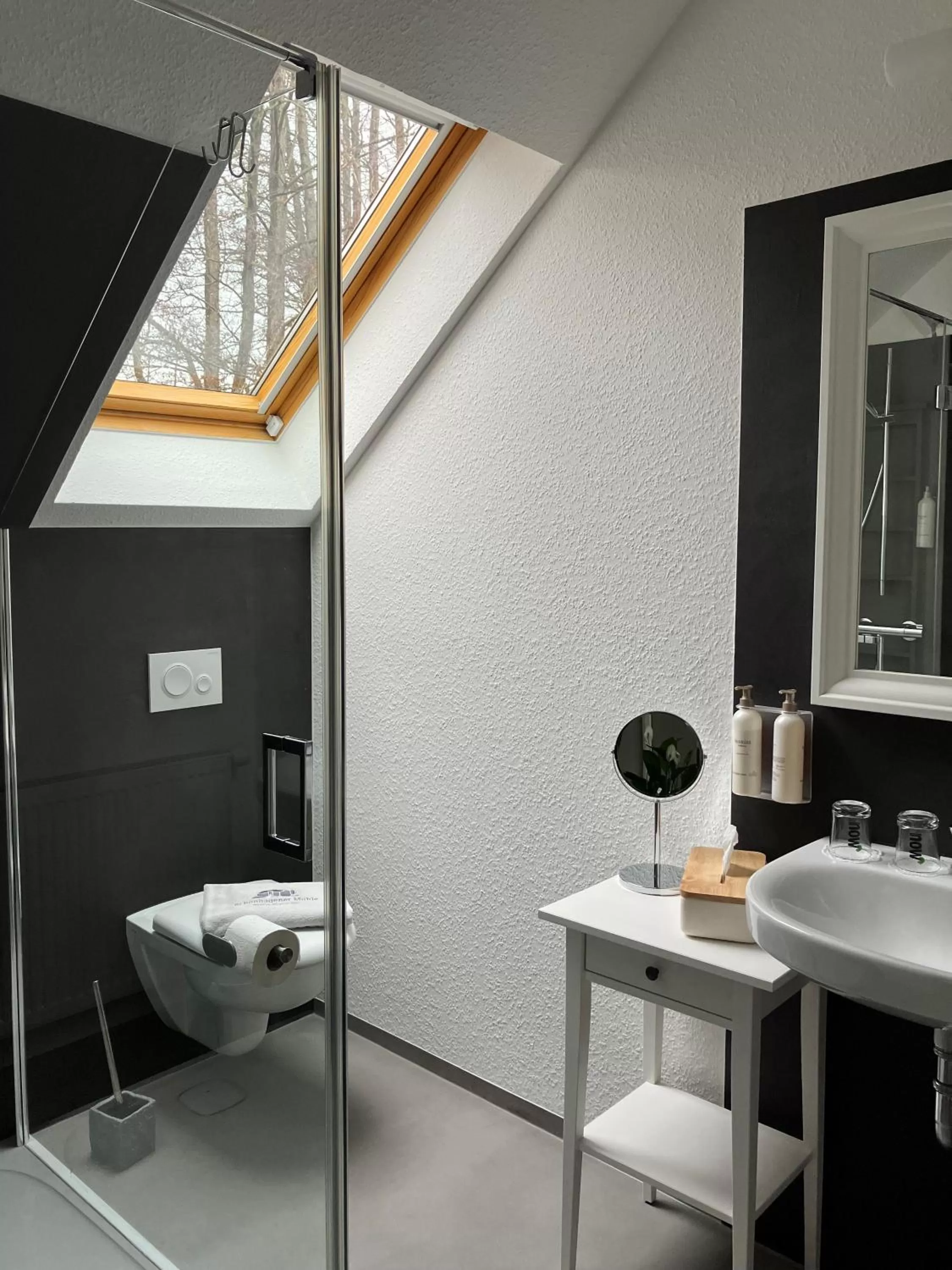 Bathroom in Biohotel Schönhagener Mühle