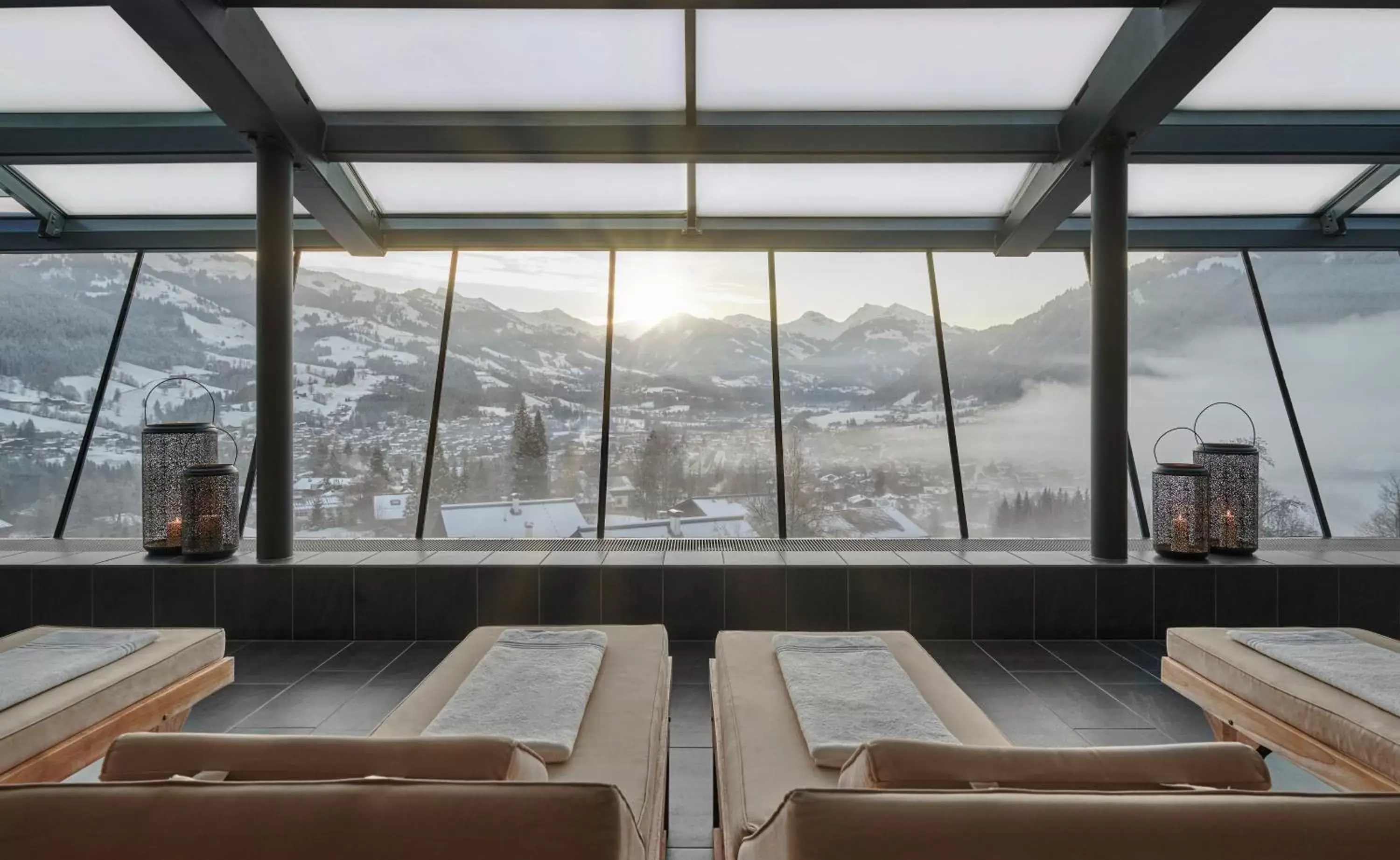 Swimming pool in Lebenberg Schlosshotel-Kitzbühel