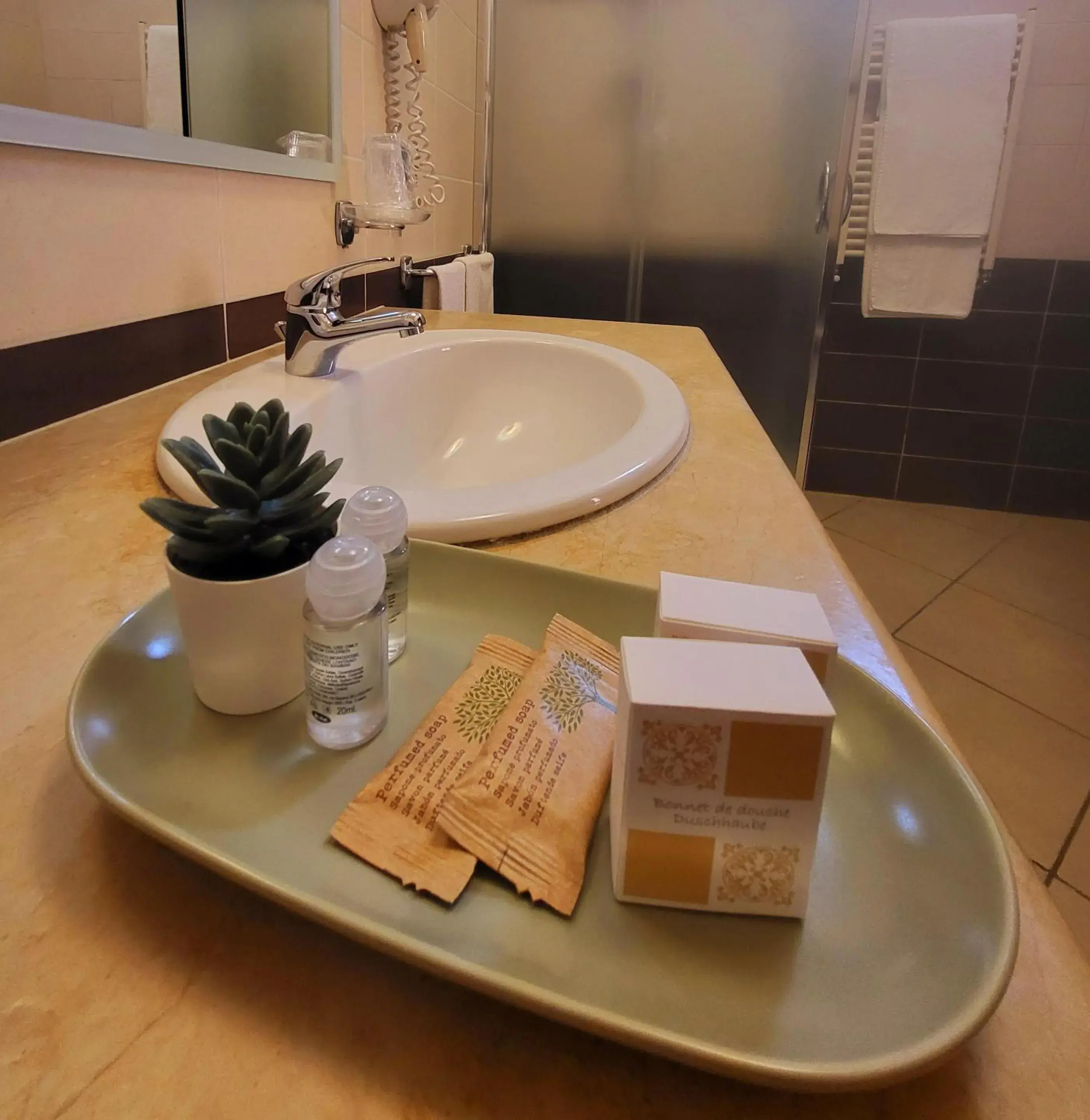 Shower, Bathroom in Hotel Federico II