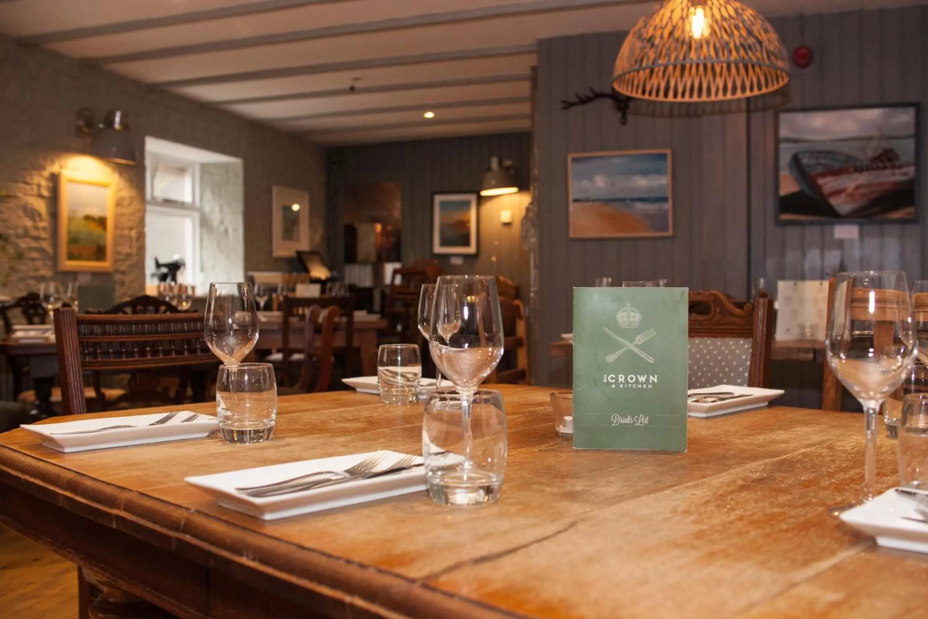 Dining area, Restaurant/Places to Eat in The Crown Guest House