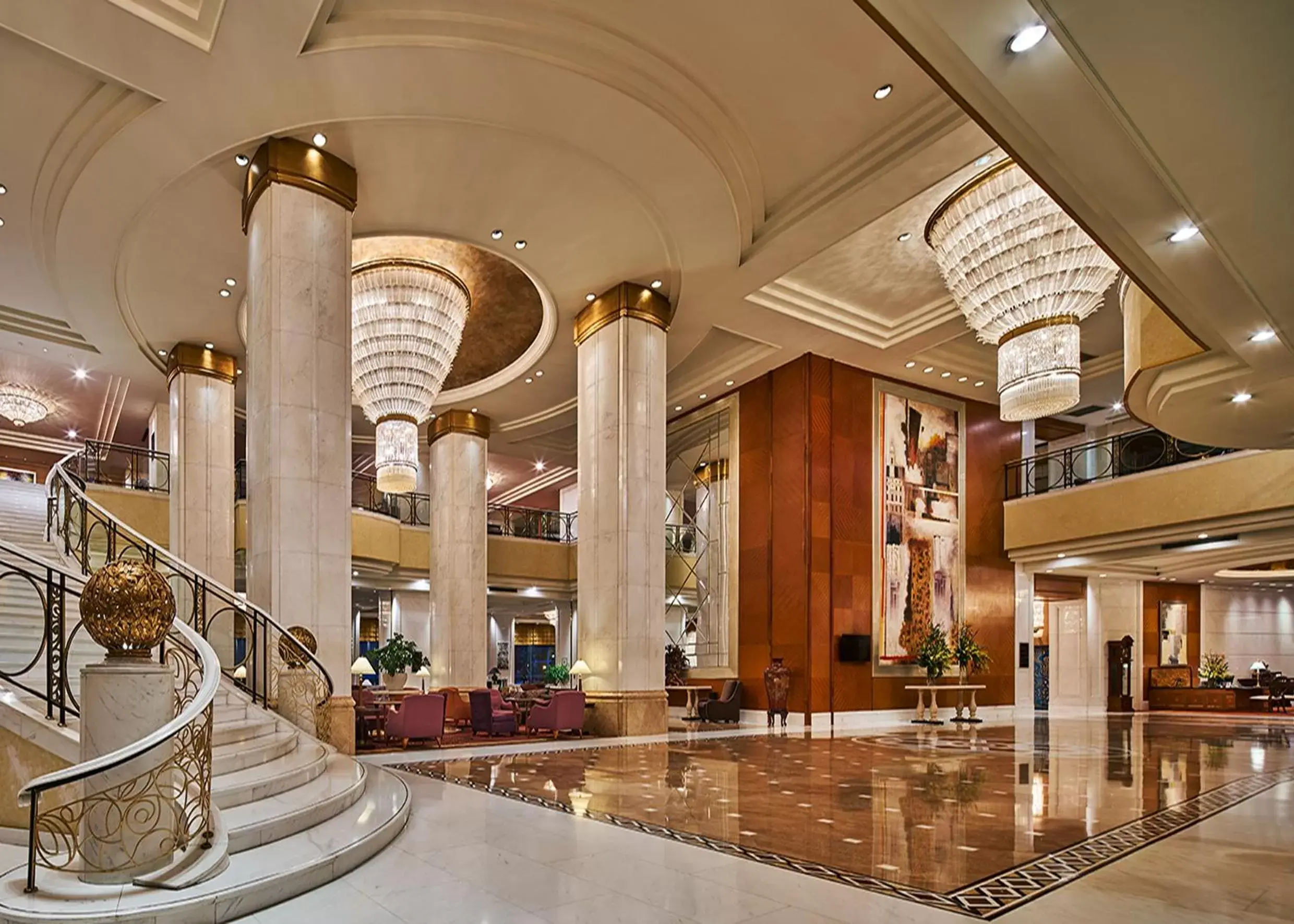 Lobby or reception, Lobby/Reception in Hongqiao Jin Jiang Hotel (Formerly Sheraton Shanghai Hongqiao Hotel)