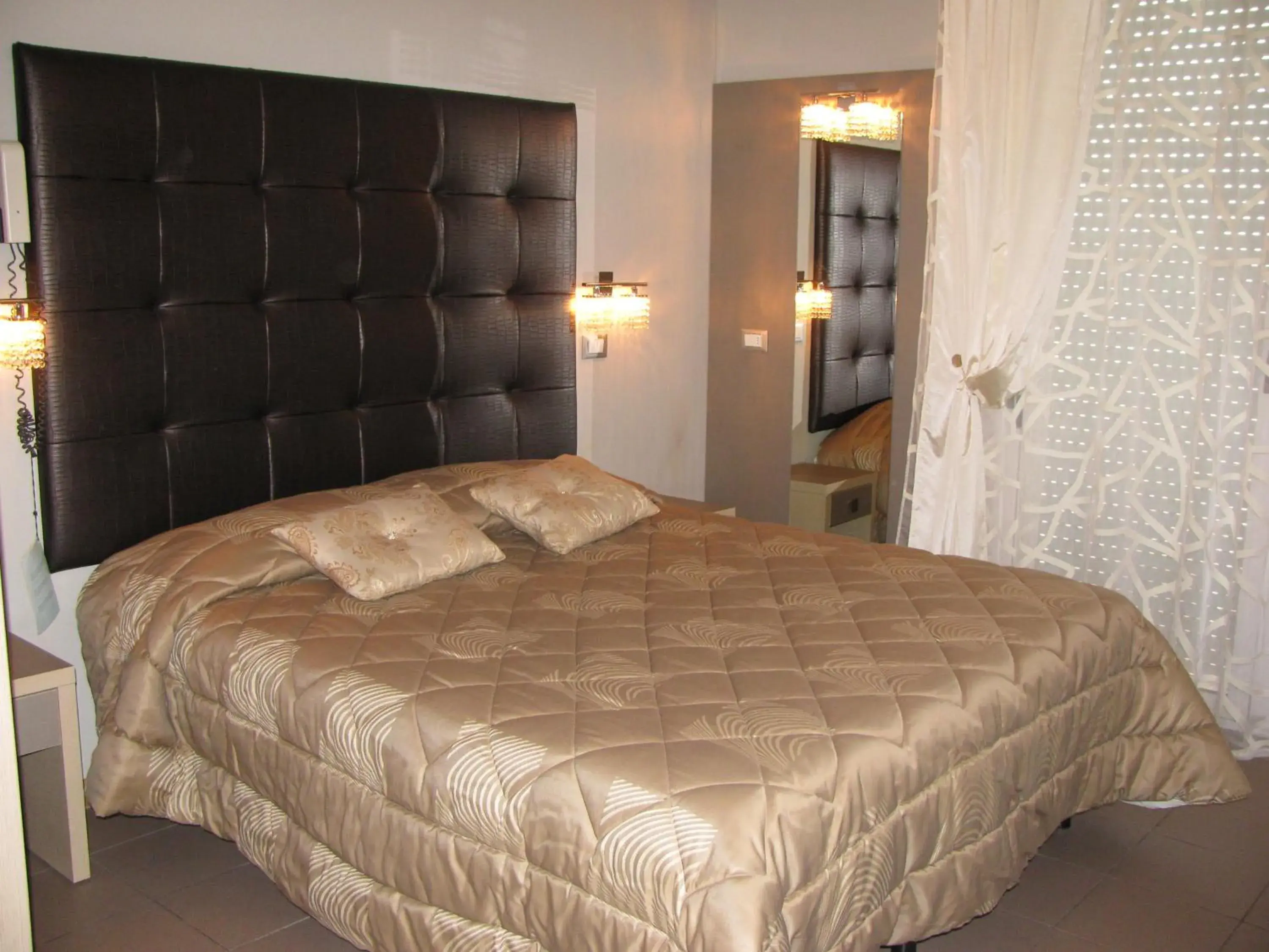 Bed in Hotel Villa Paola