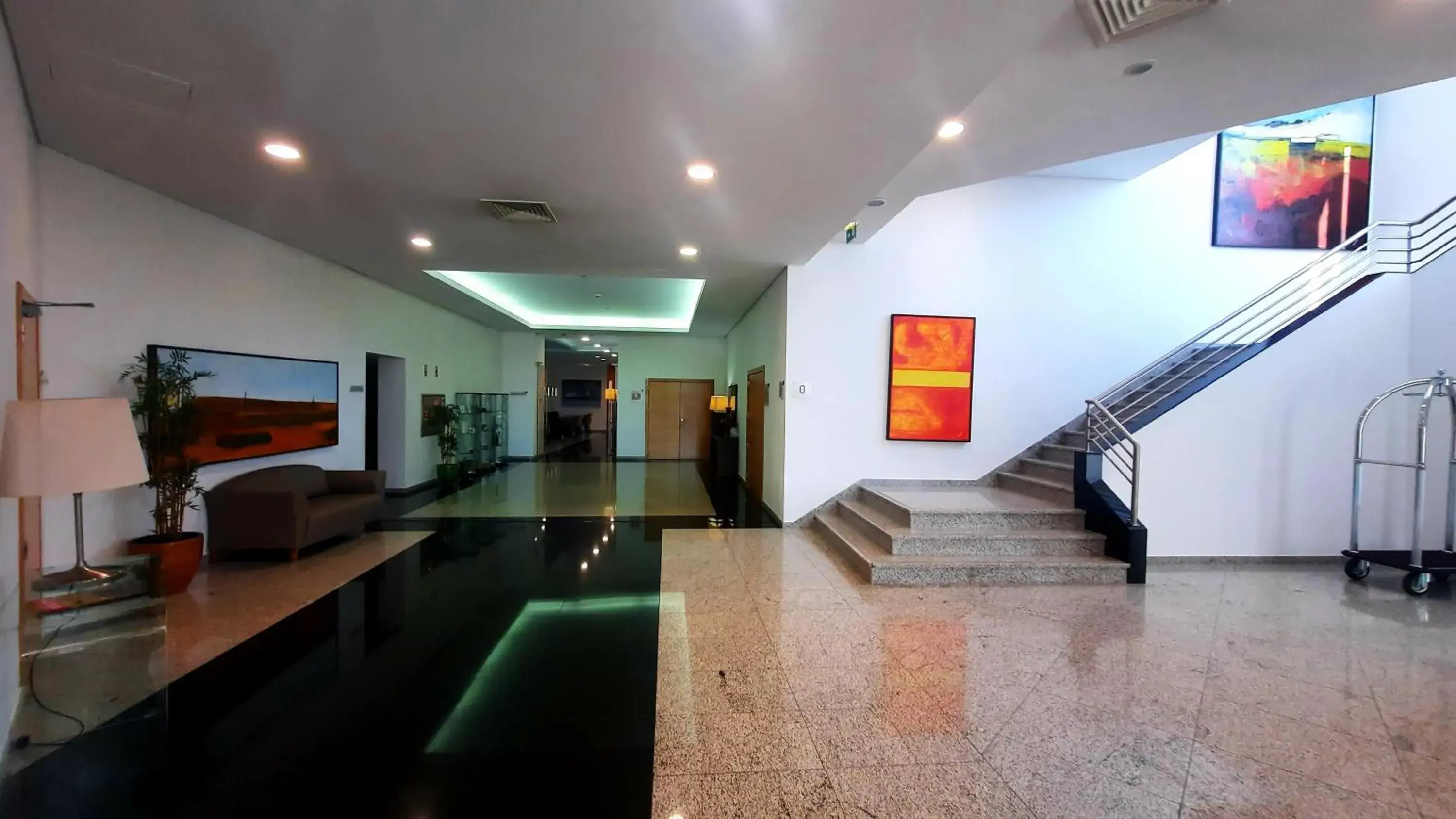 Lobby or reception in BejaParque Hotel