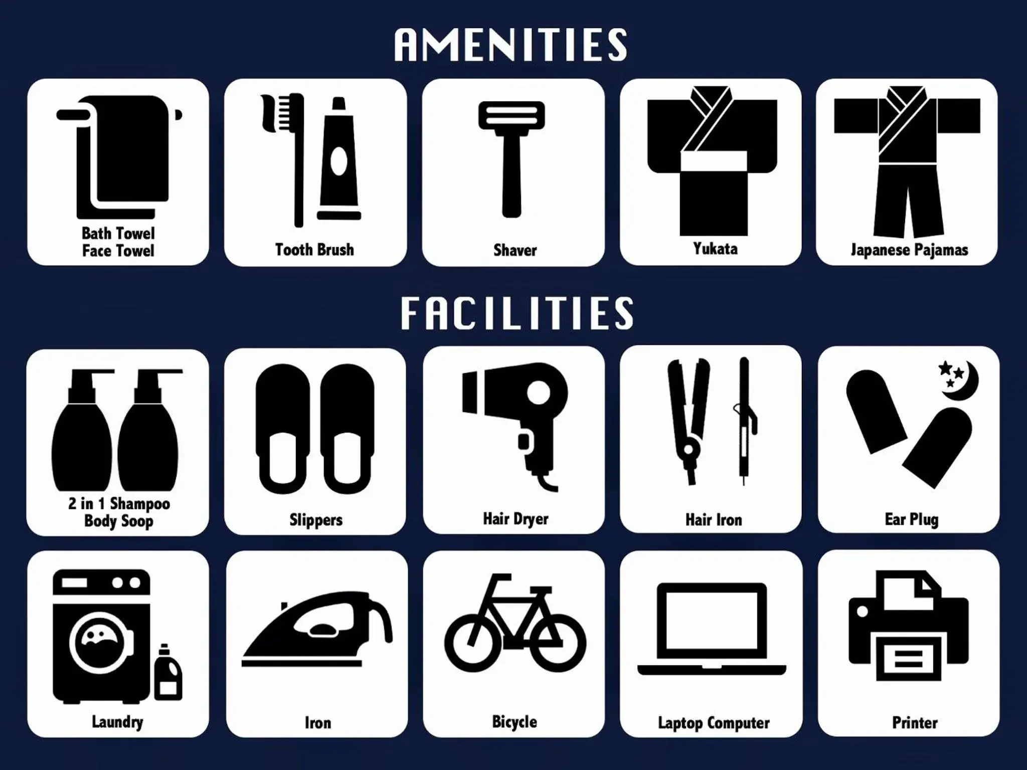 Area and facilities in Osaka Guesthouse Nest