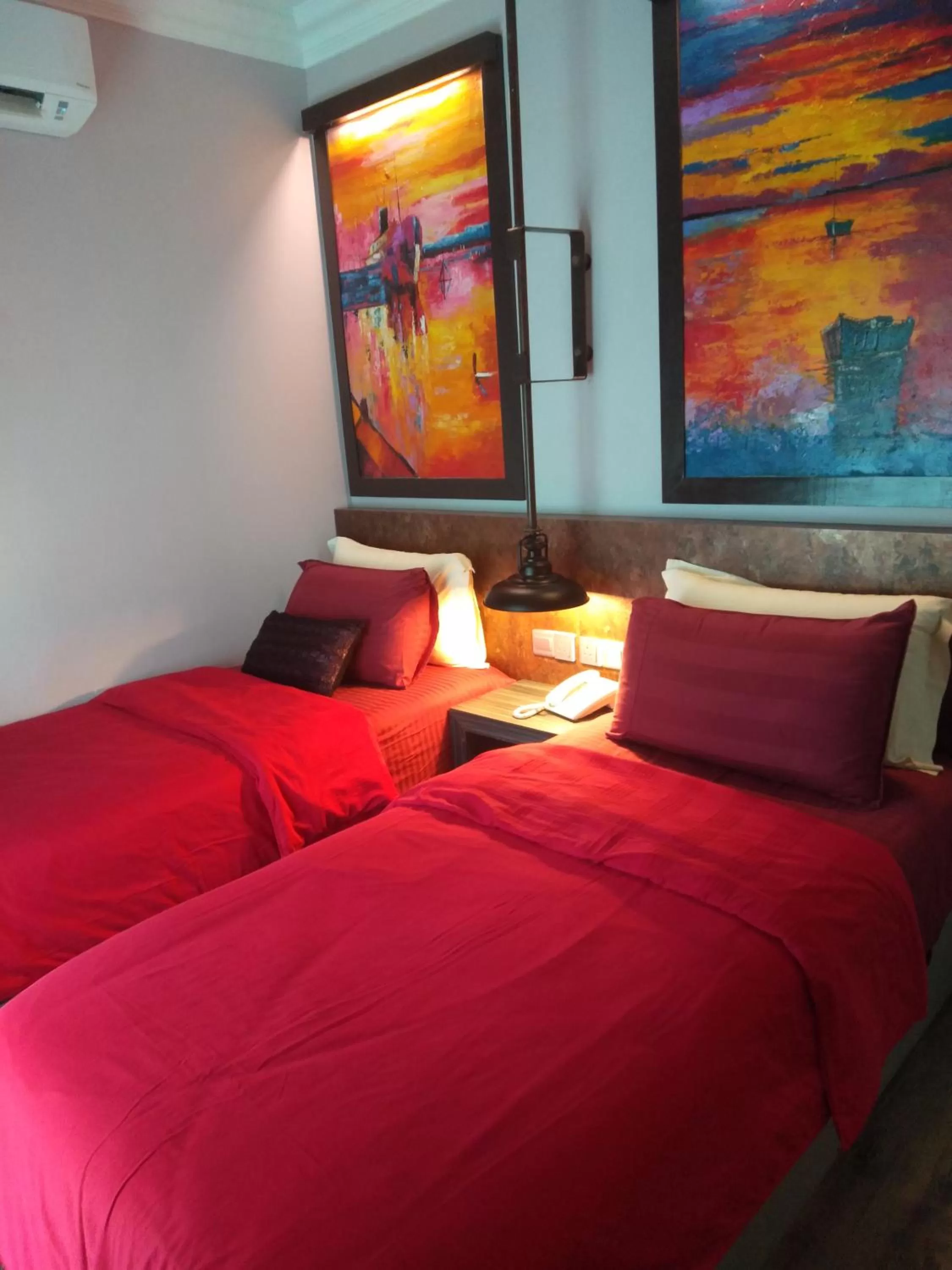 Bed in Royale Chenang Resort