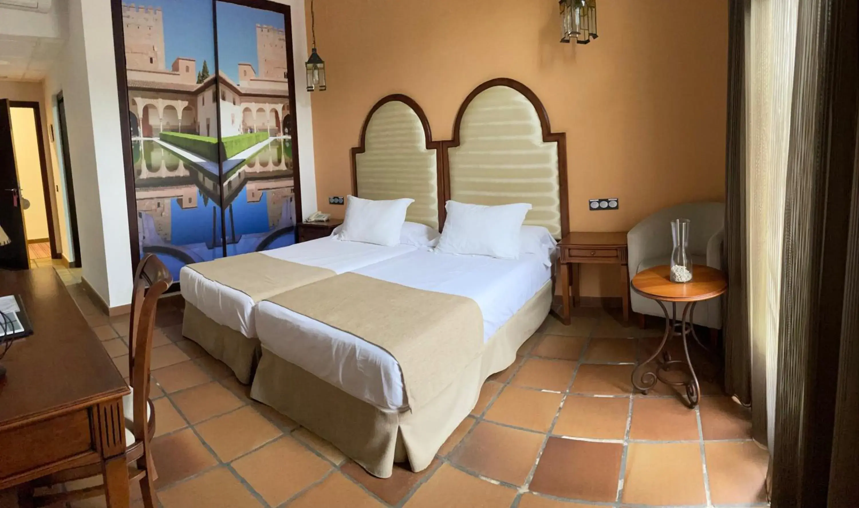 Bed in Hotel Albaida Nature