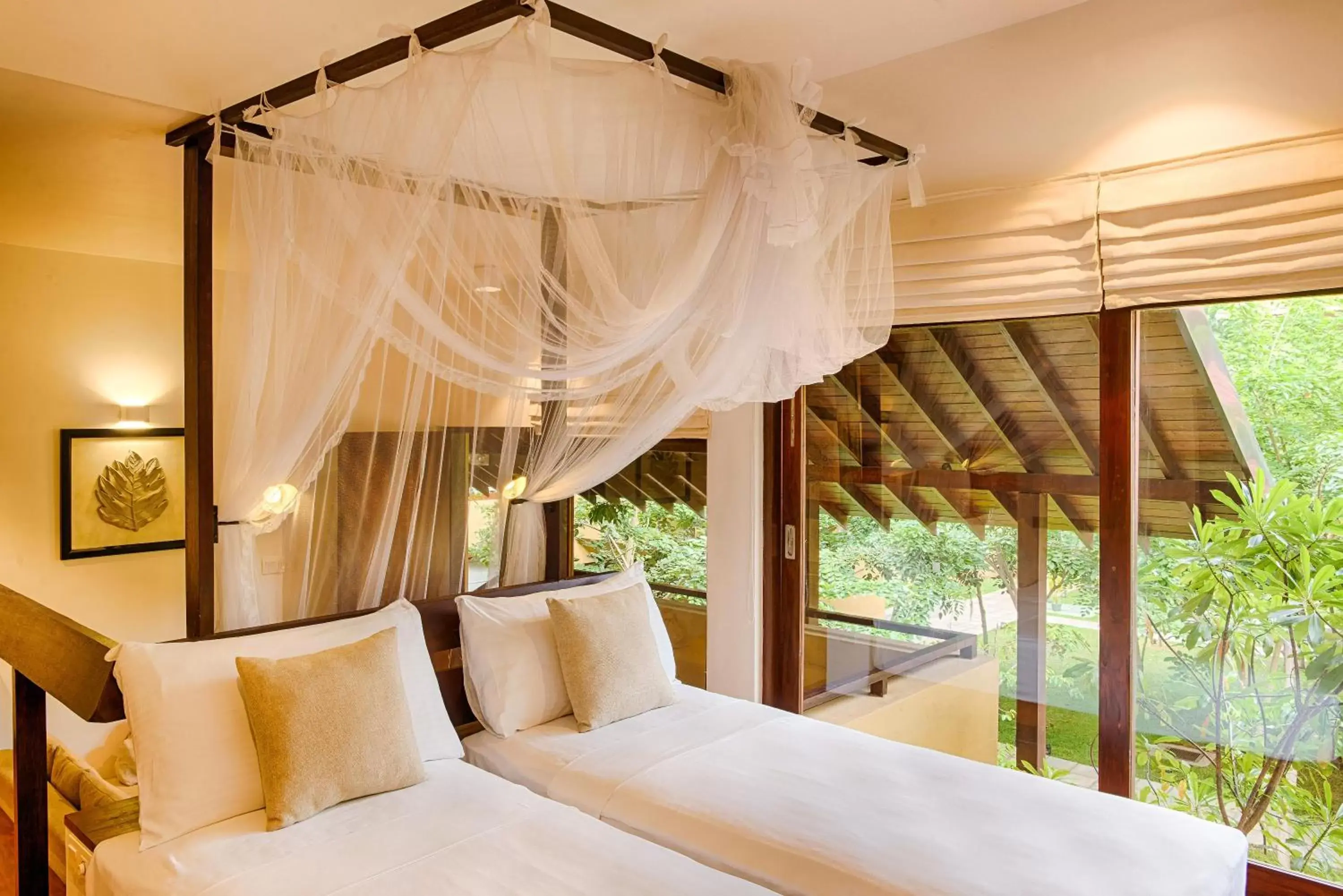 Day, Bed in Jetwing Ayurveda Pavilions Day, Bed in Jetwing Ayurveda Pavilions