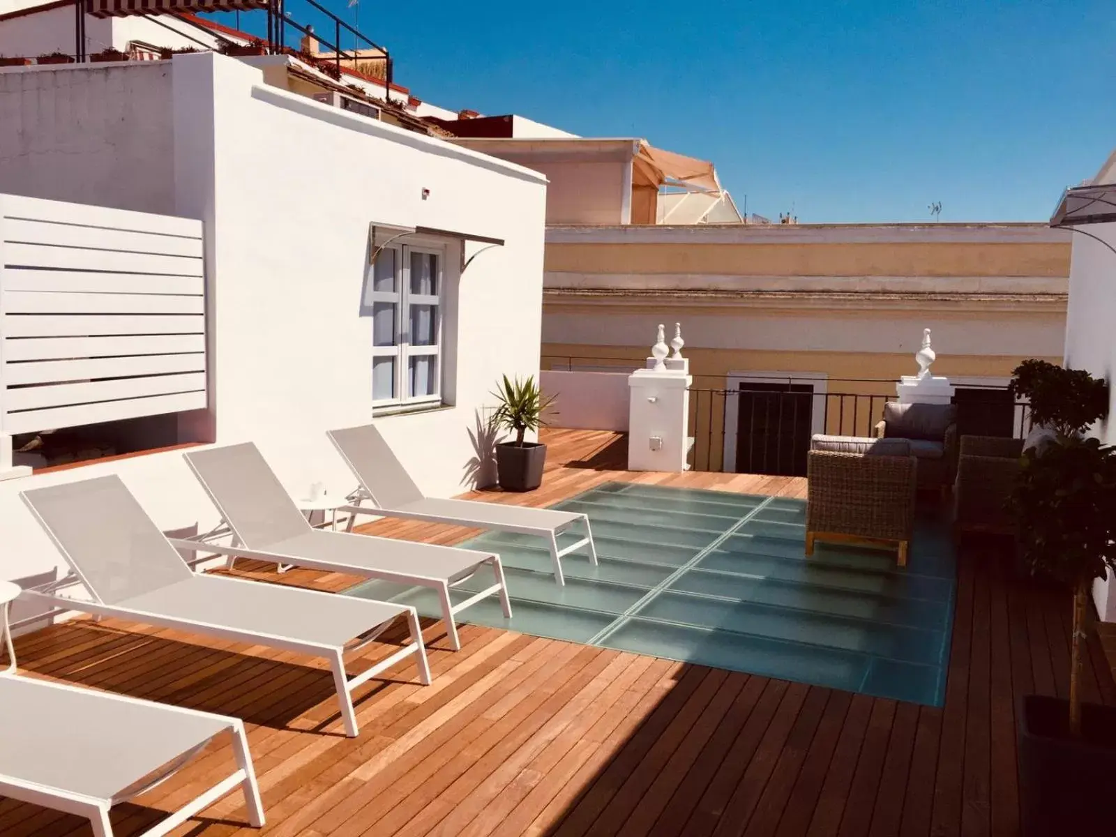 Balcony/Terrace in Basic Hotel Sevilla Catedral