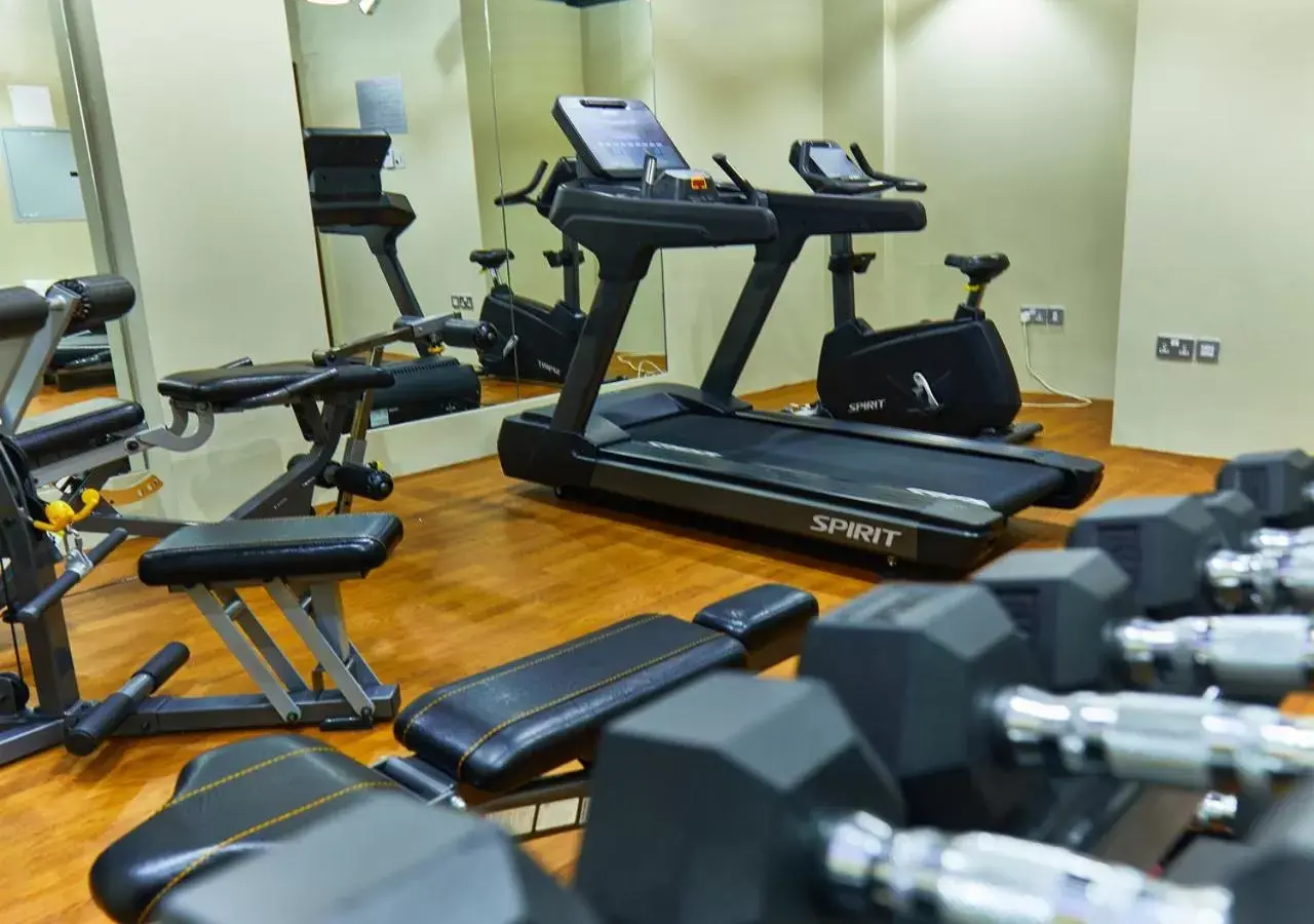 Fitness centre/facilities in Rose Plaza Hotel Al Barsha