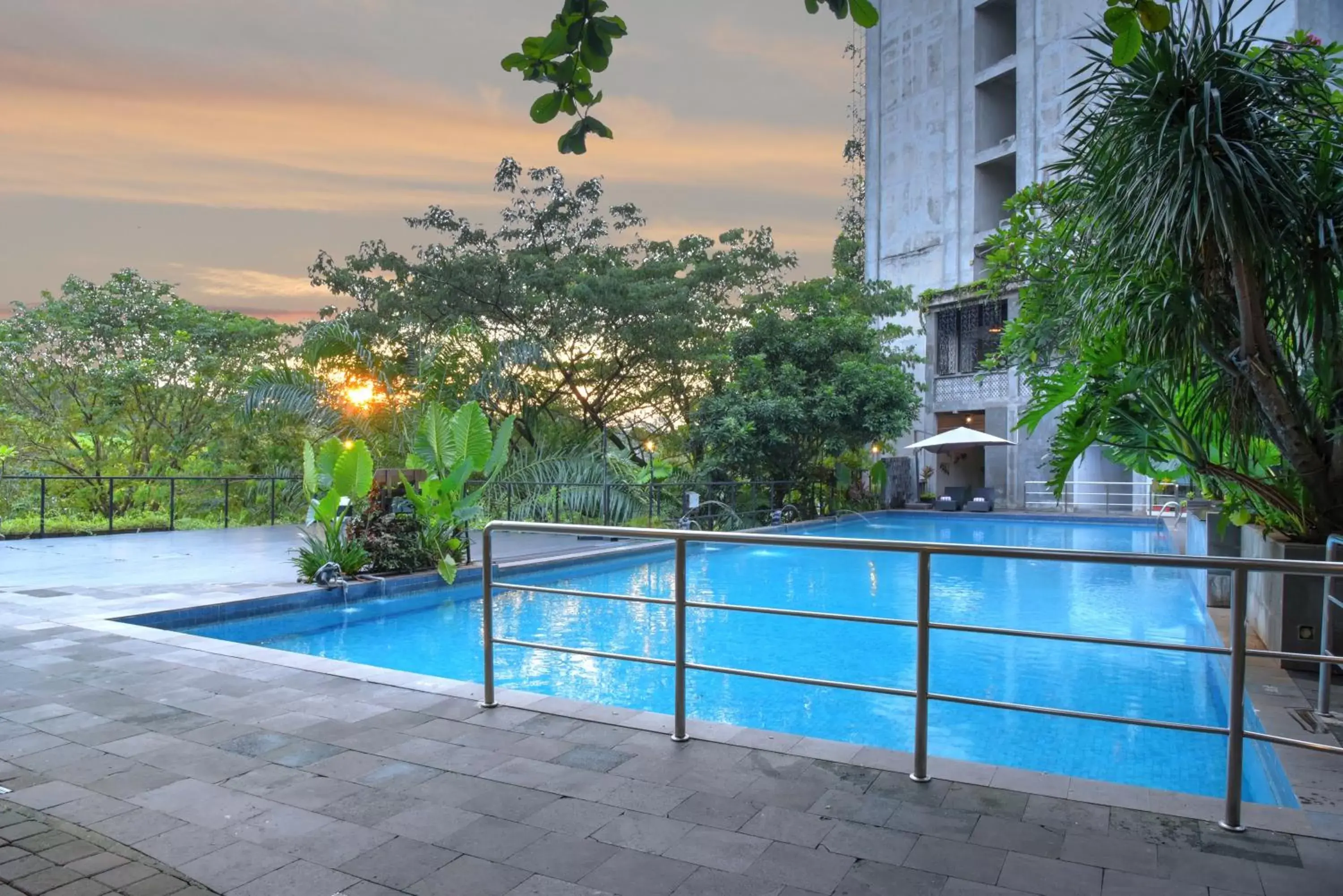 Swimming Pool in Oak Tree Emerald Semarang