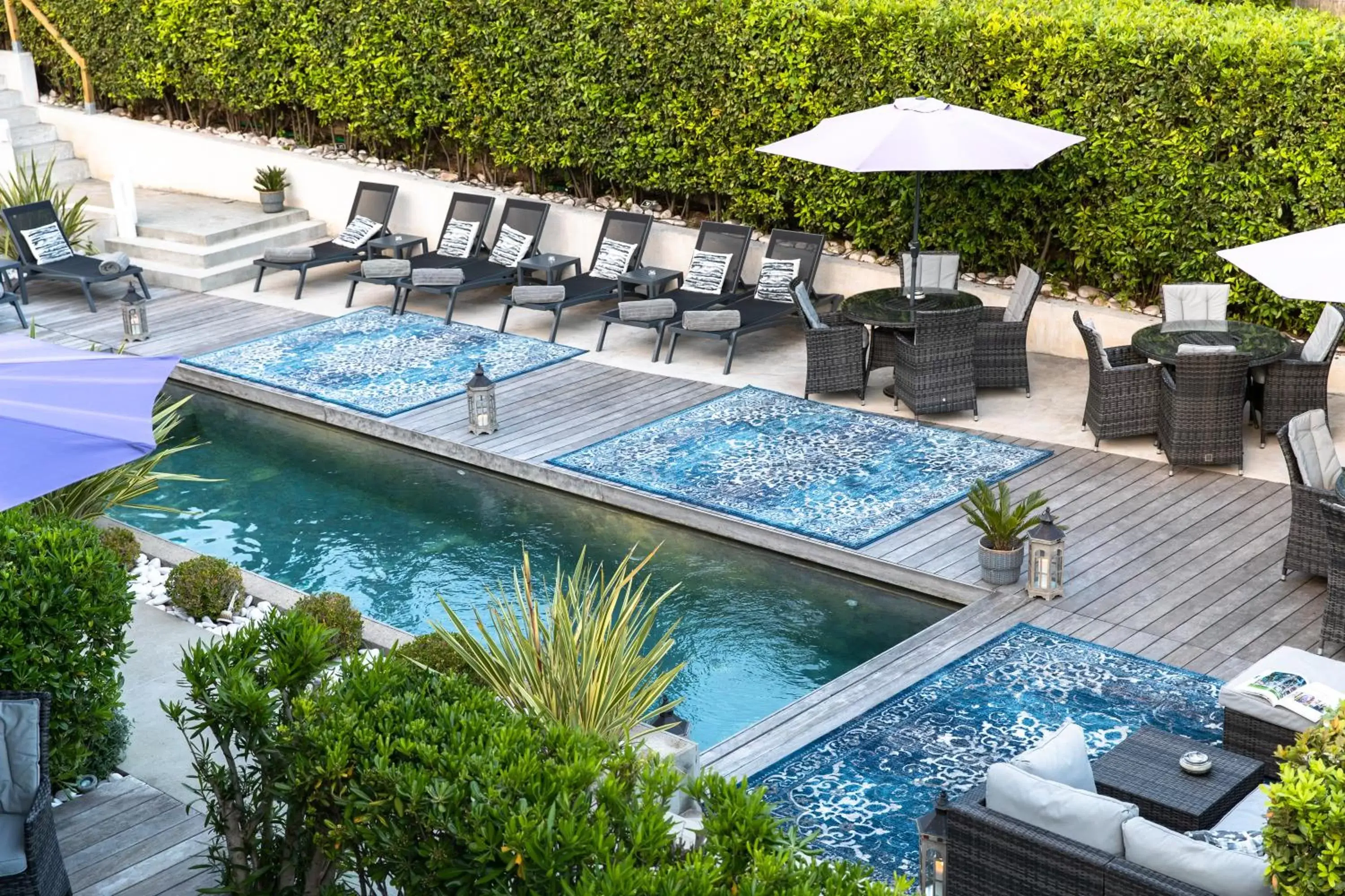 Patio, Swimming Pool in Hotel le Mandala