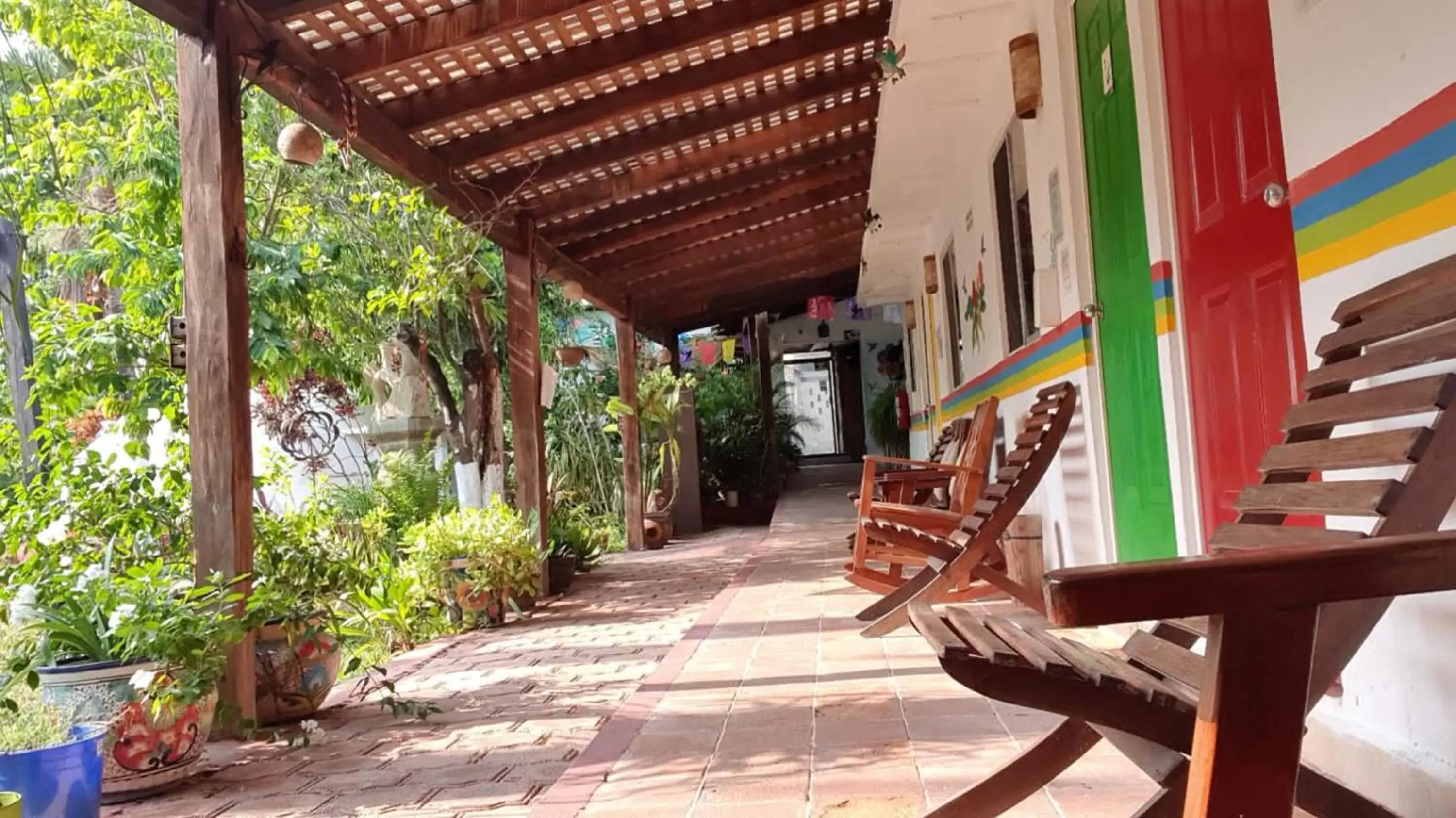 Balcony/Terrace in Cabañas Colibrí