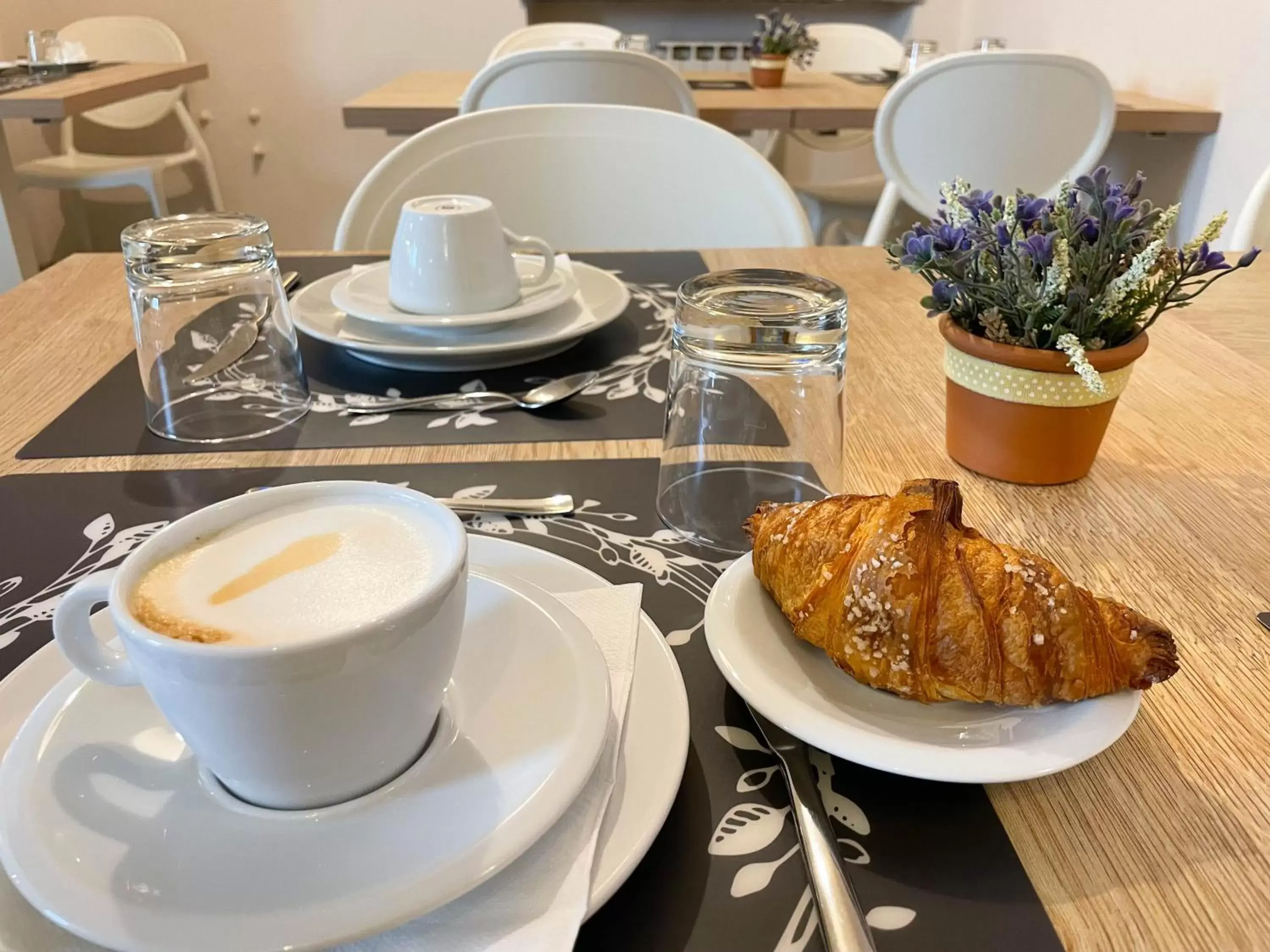 Continental breakfast in La Bergamina Hotel & Restaurant