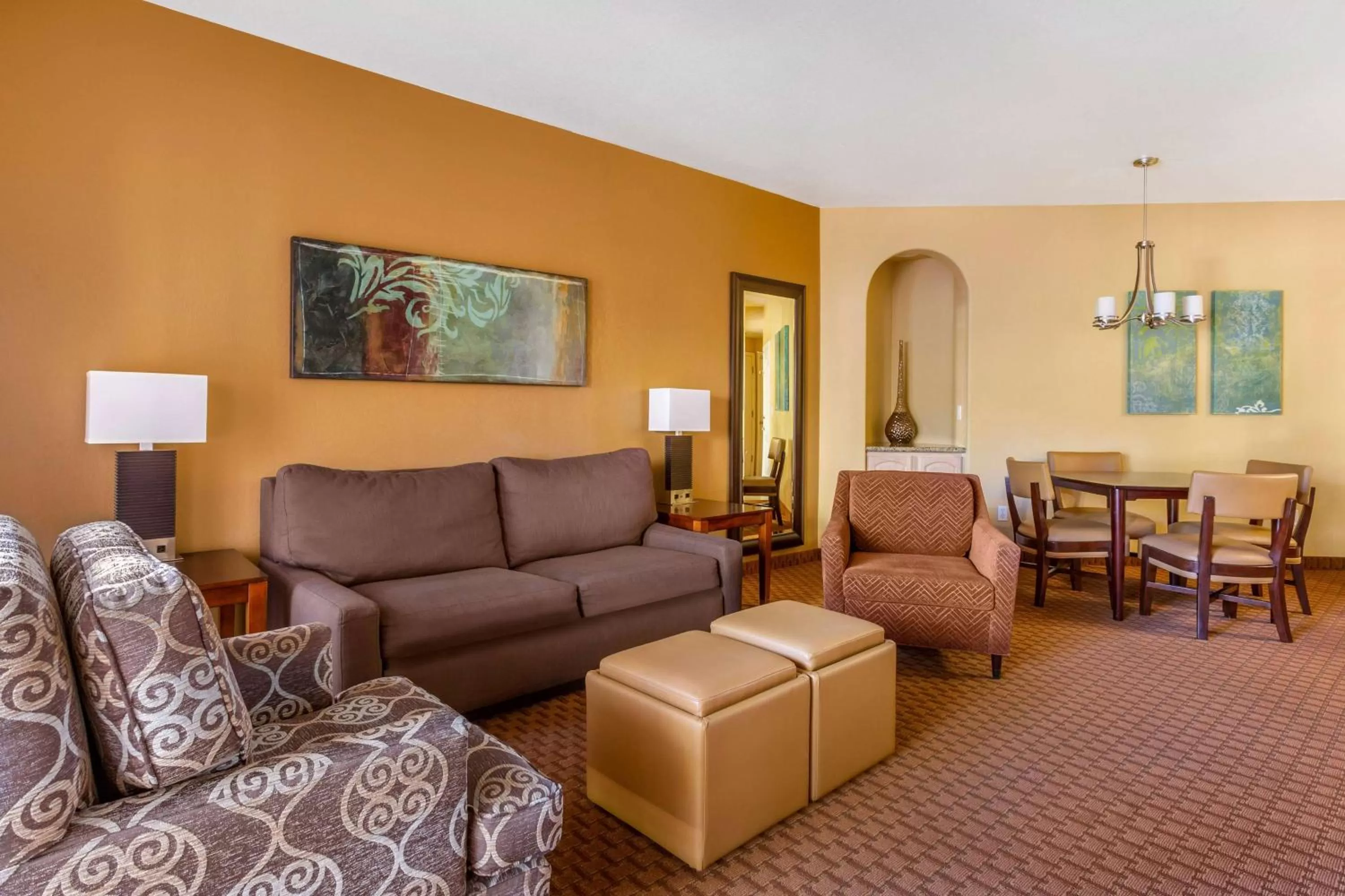 Living room in Hilton Vacation Club Scottsdale Villa Mirage
