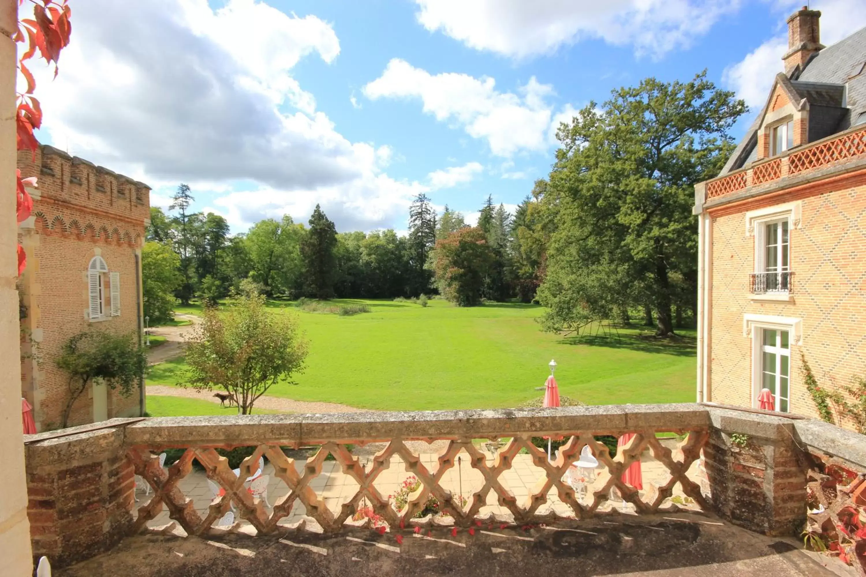 Garden in Hostellerie Du Château Les Muids